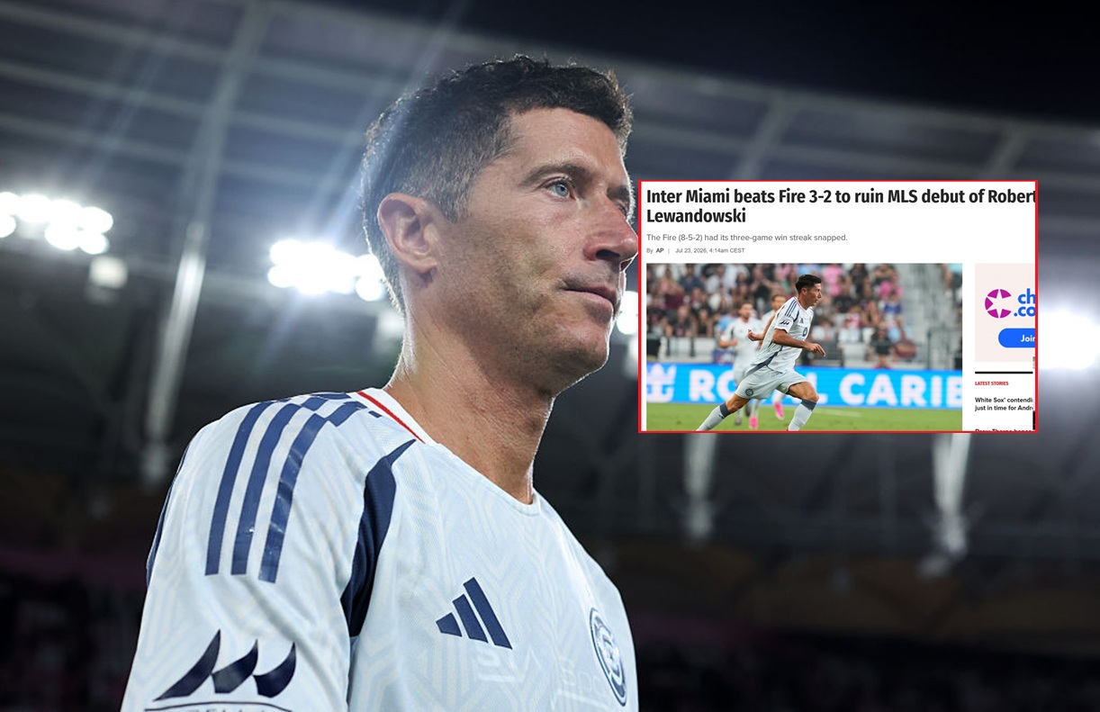 Debiut Lewandowskiego w MLS: Inter Miami psuł mu wieczór, ale błyski były