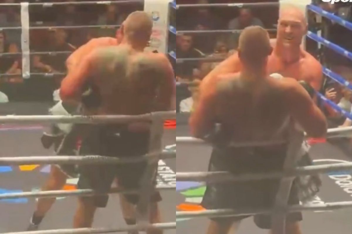 Fury pocałował Wacha w trakcie walki. Zaskakująca scena [WIDEO]
