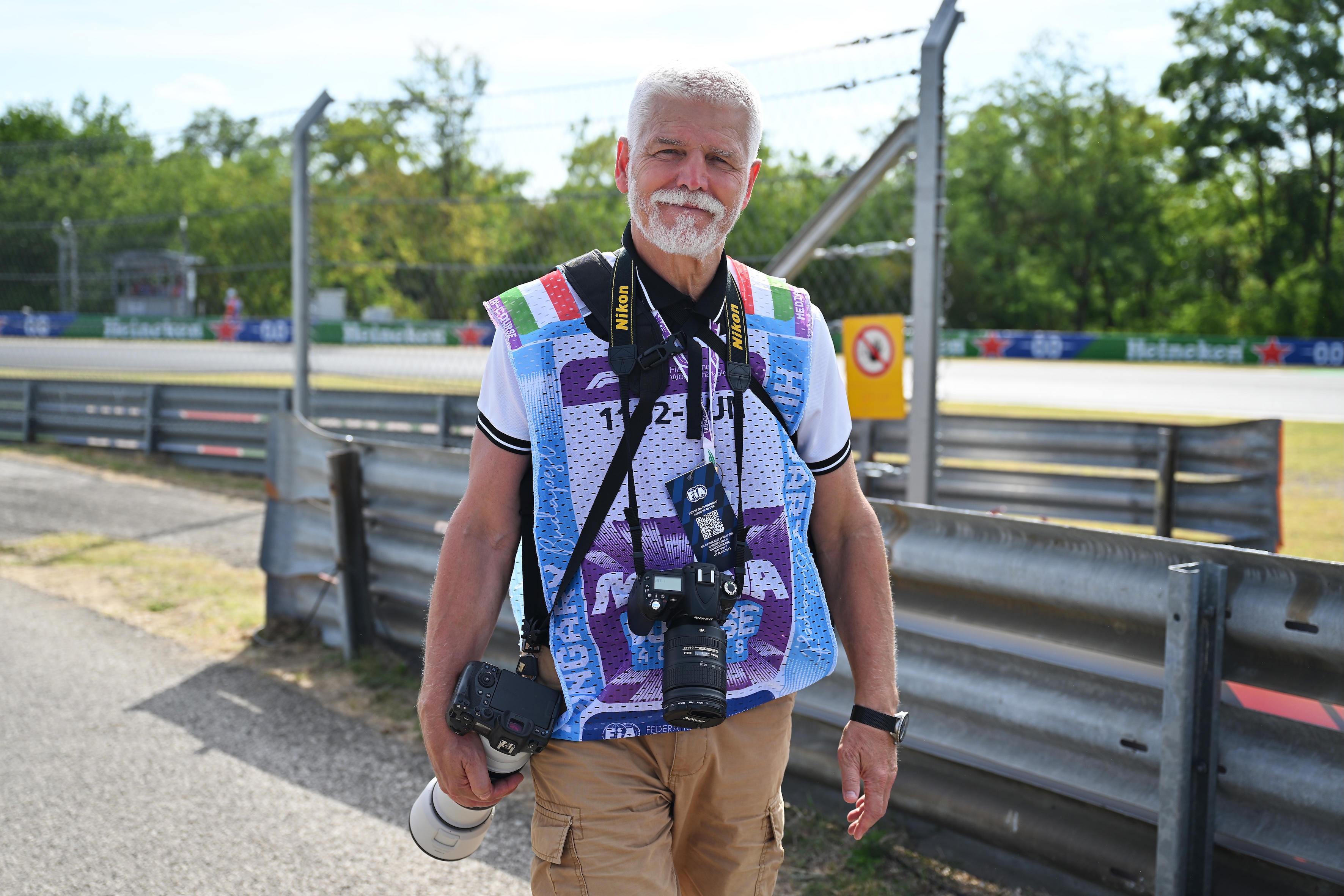 Prezydent Czech znów to zrobił. Skradł show na wyścigu F1