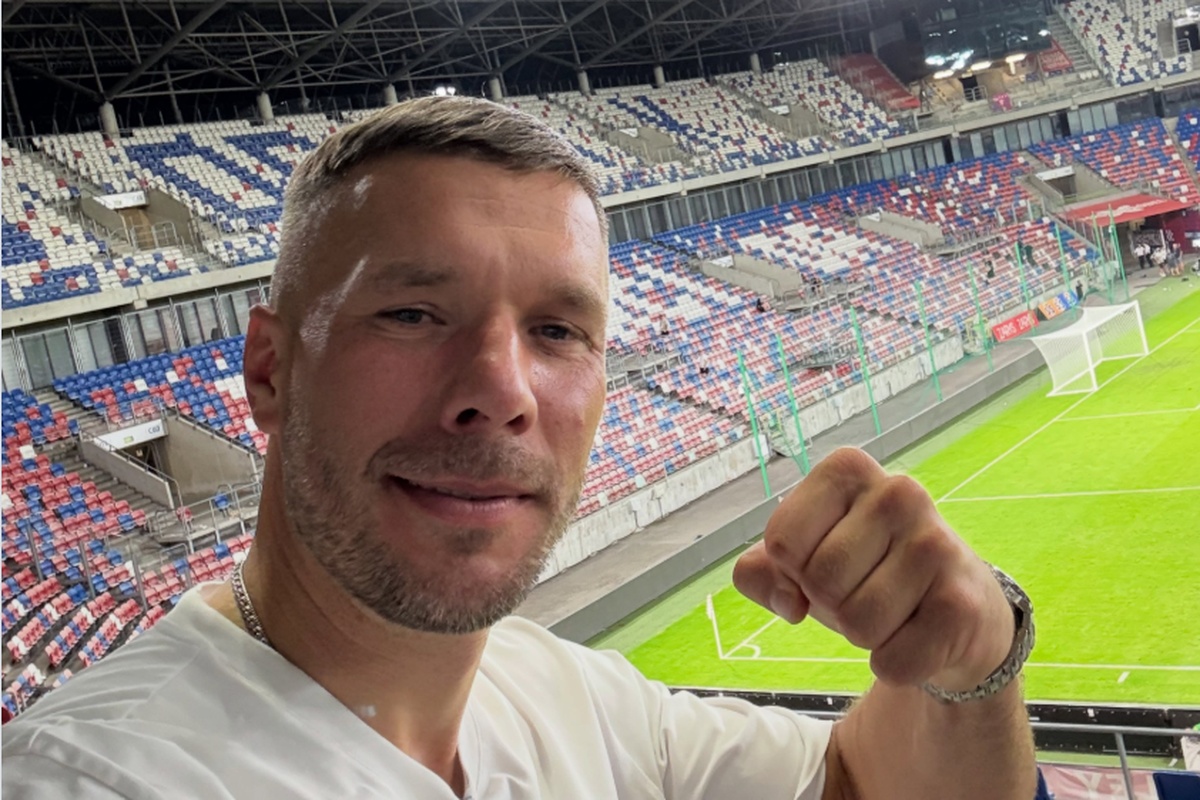 "Dziękuję". Podolski zabrał głos po meczu Górnika