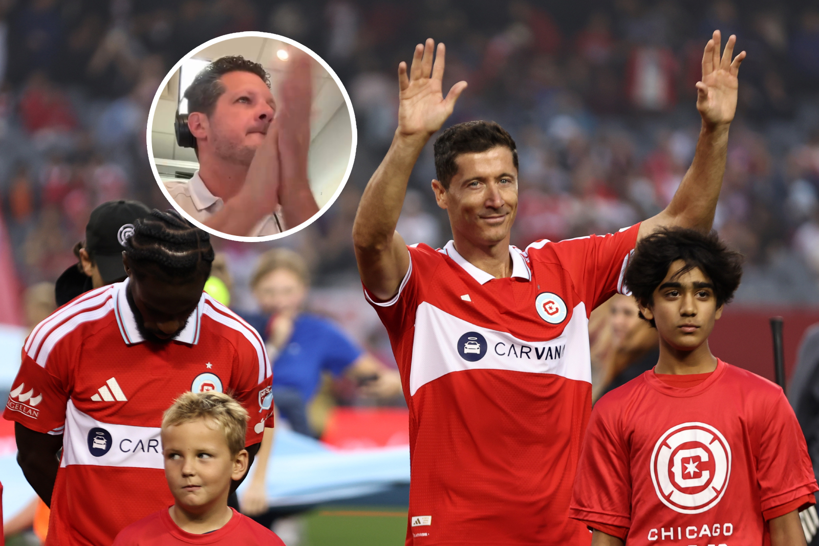 "Globalna ikona". Tak powitał Lewandowskiego. Szaleństwo