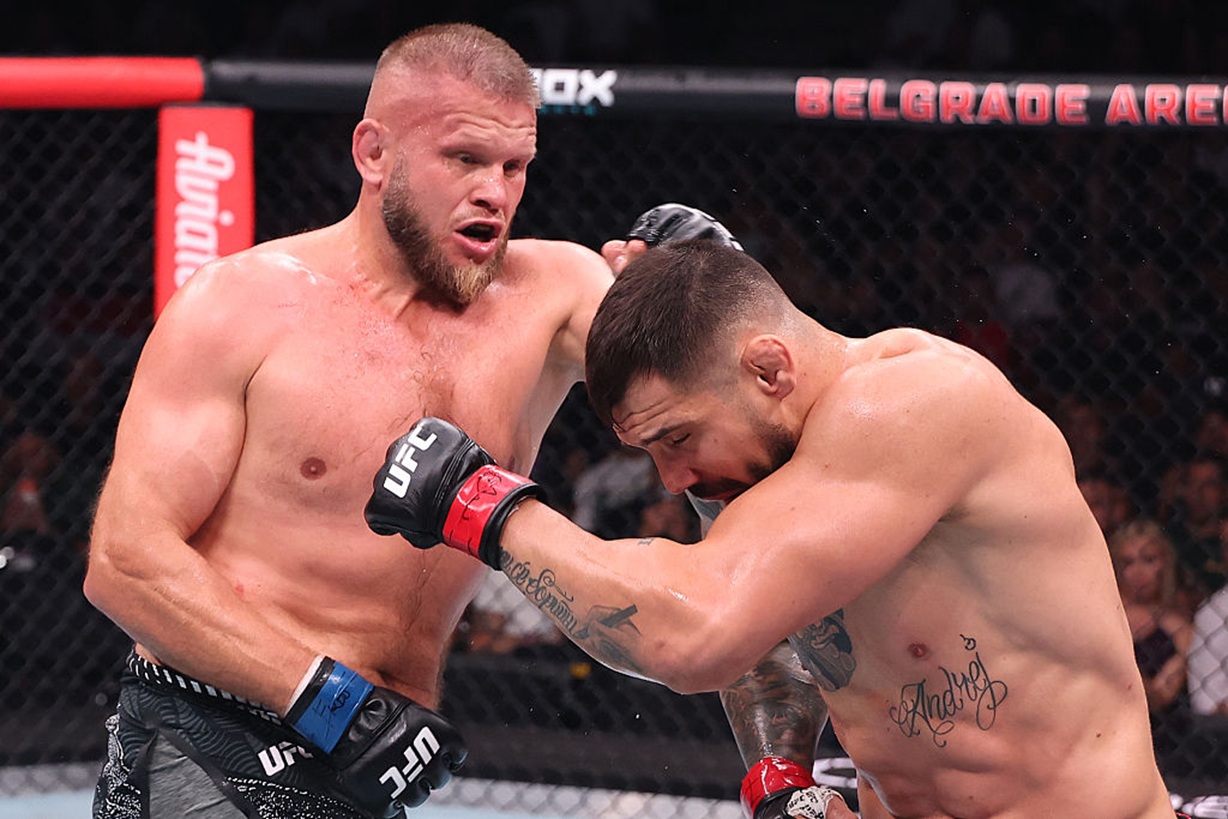 "Nie mogłem". Marcin Tybura skomentował przegraną na gali UFC w Belgradzie