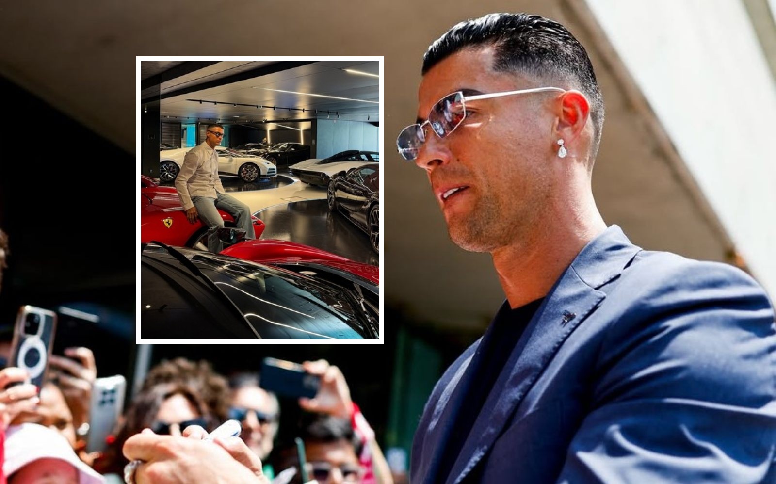 Ronaldo pokazał "zabawki". Takie samochody ma w kolekcji