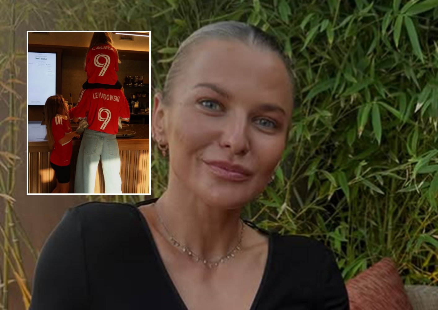 Pierwszy mecz Lewandowskiej w Chicago. Tak dopingowała męża
