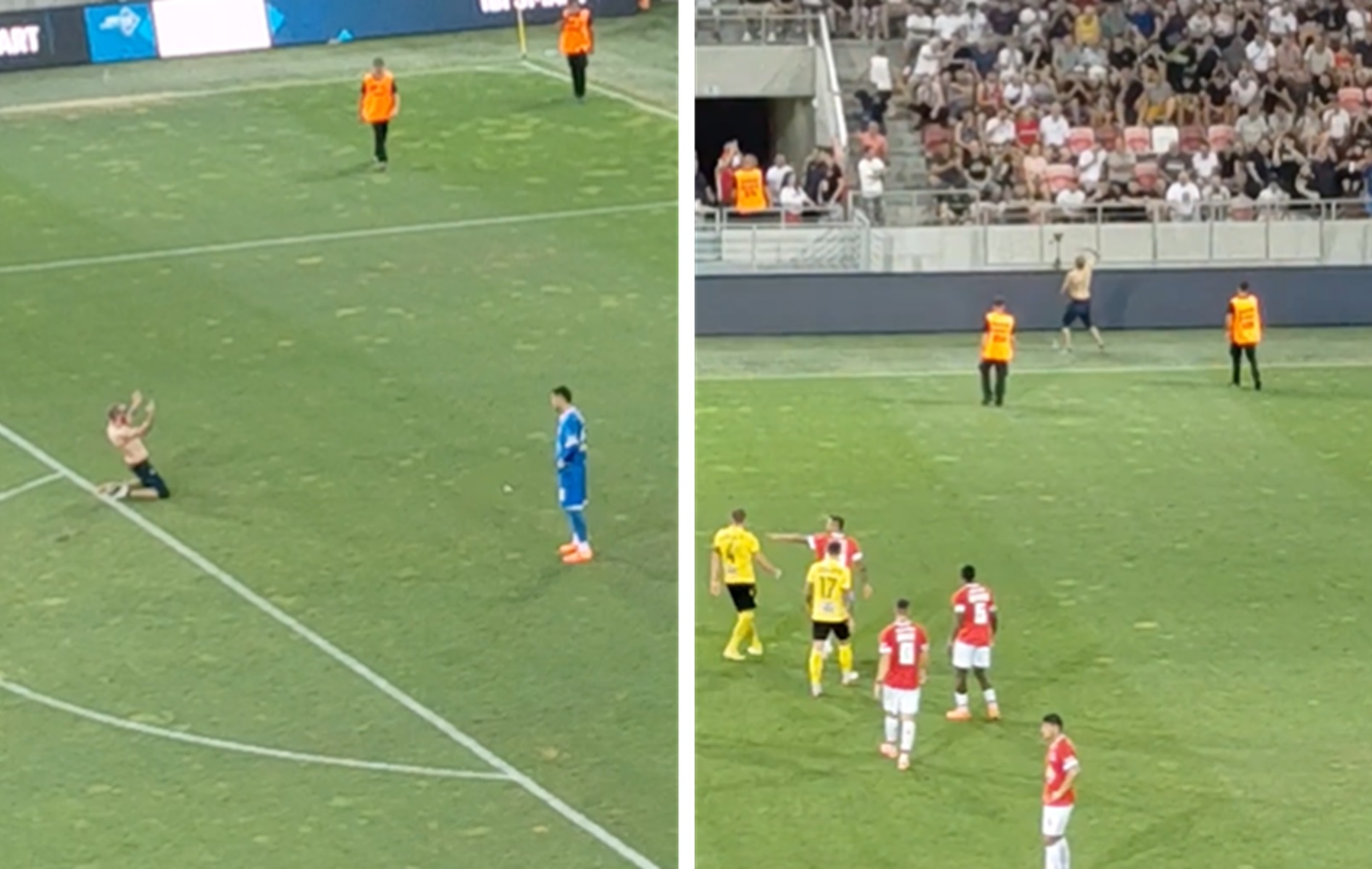 Tego nie pokazali w TV. Tylko spójrz. co stało się w meczu Hapoel - GKS