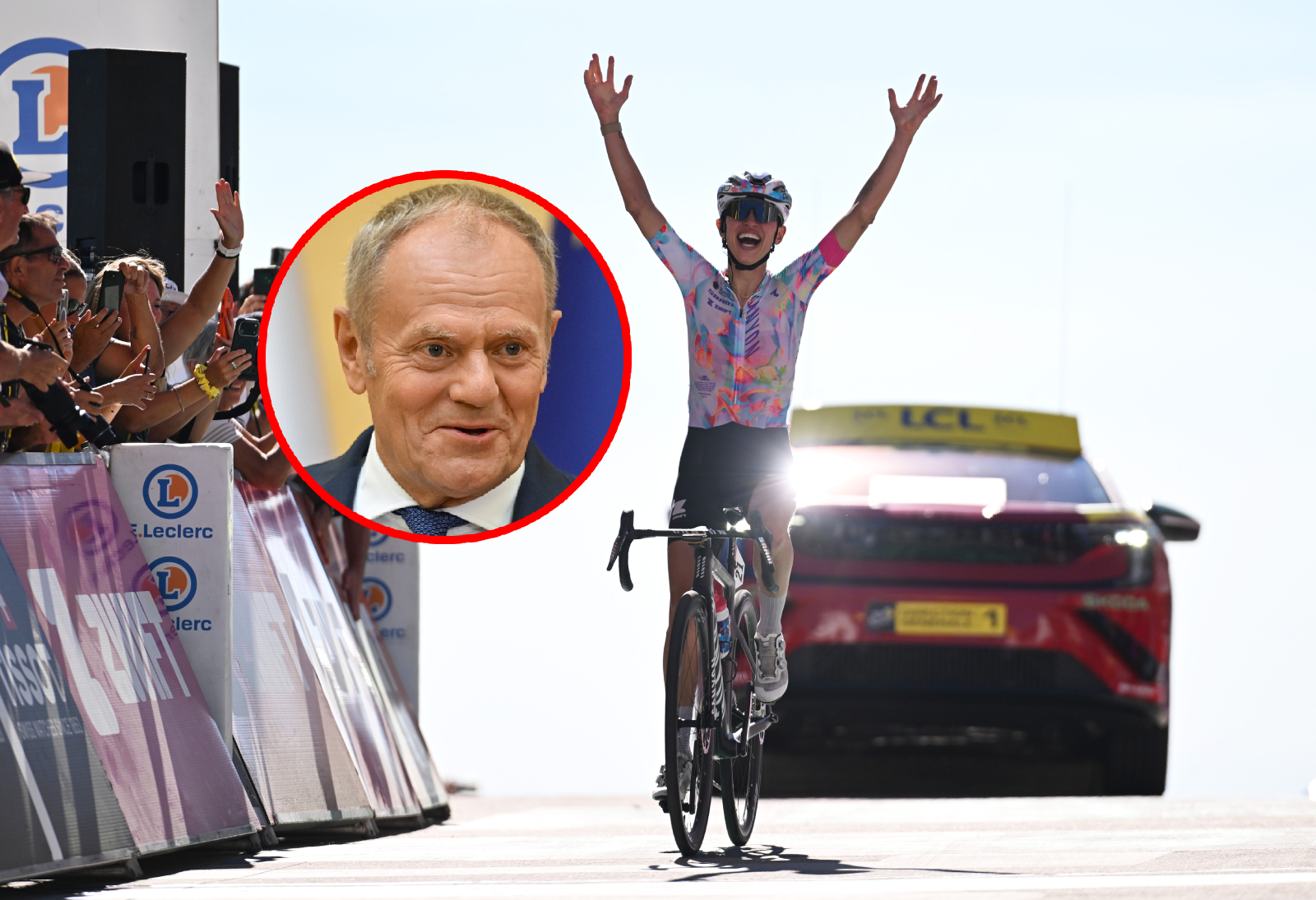 Zobaczył, co zrobiła polska kolarka. Tusk zamieścił wpis