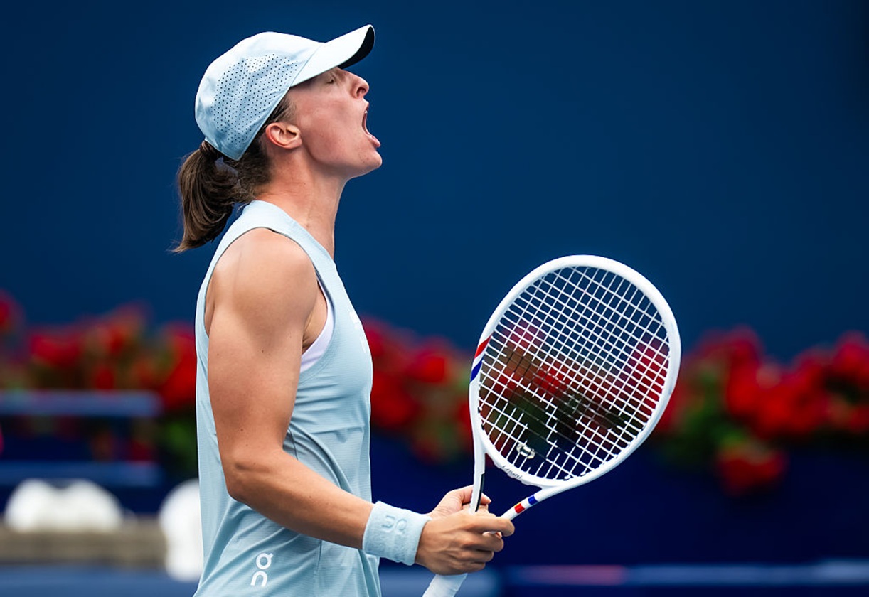 Było tuż po meczu. Reakcja Igi mówi wiele