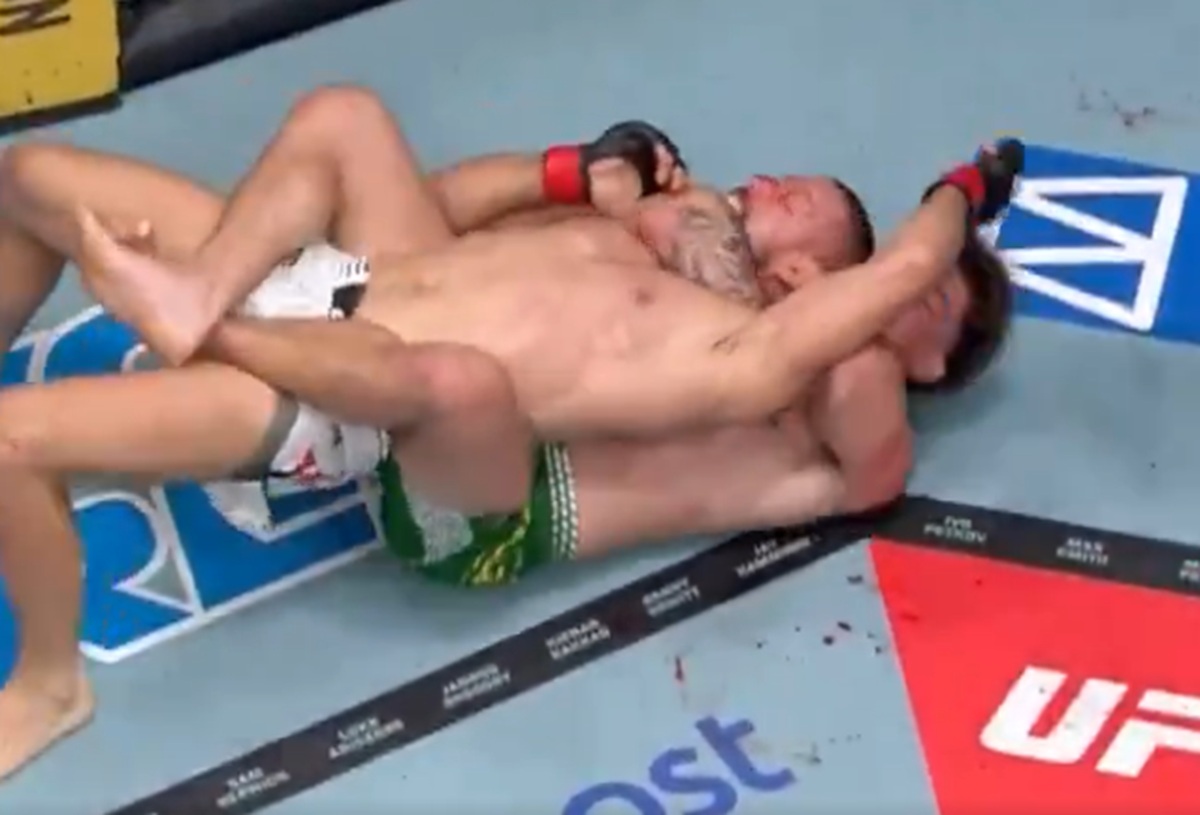 Jest nagranie. Tak Gamrot odklepał w UFC