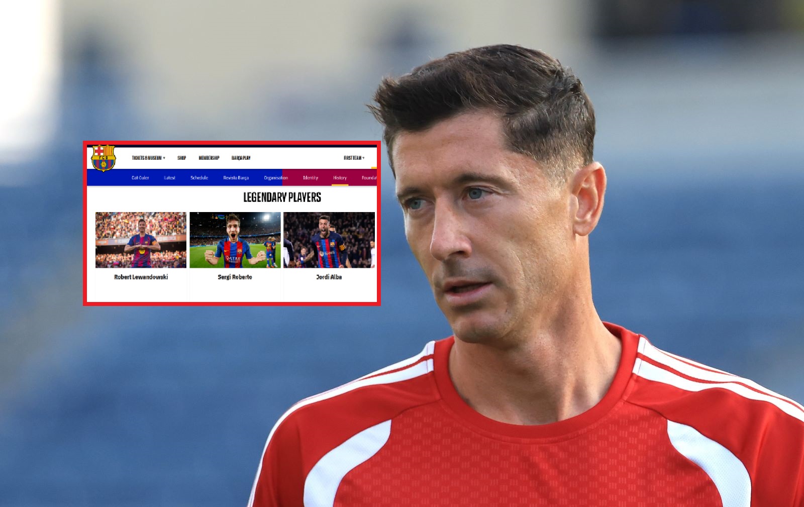 Lewandowski w elitarnym gronie. Tak wyróżniła go FC Barcelona