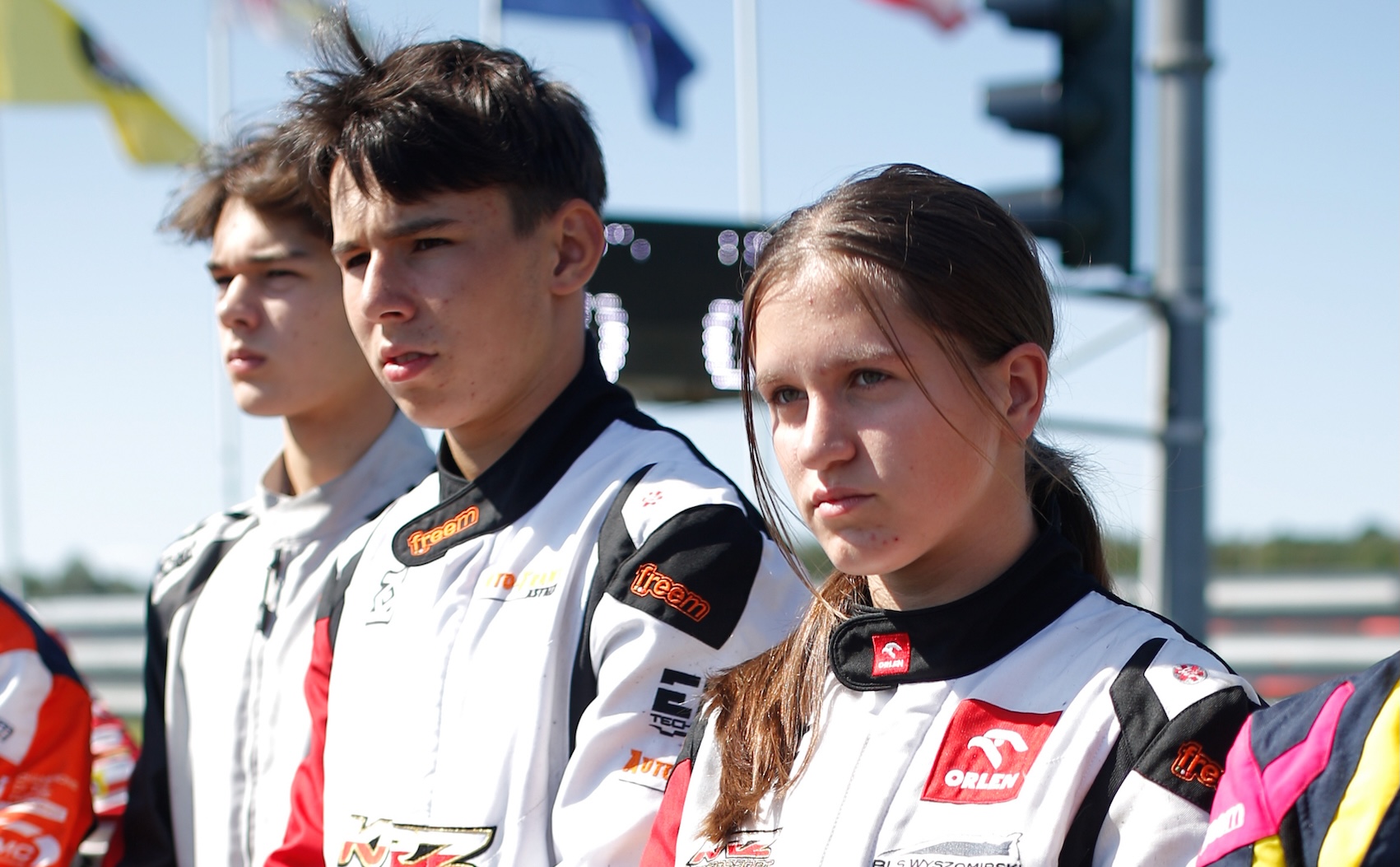 14-latka błysnęła na tle kolegów. 0,007 s zabrakło do pole position
