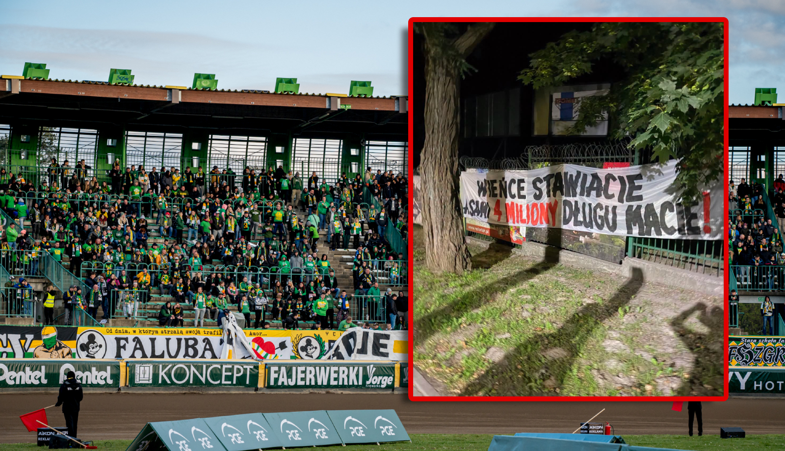 Derby jeszcze się nie zaczęły, a już wrze! Zobacz, co zrobili kibice Stali Gorzów