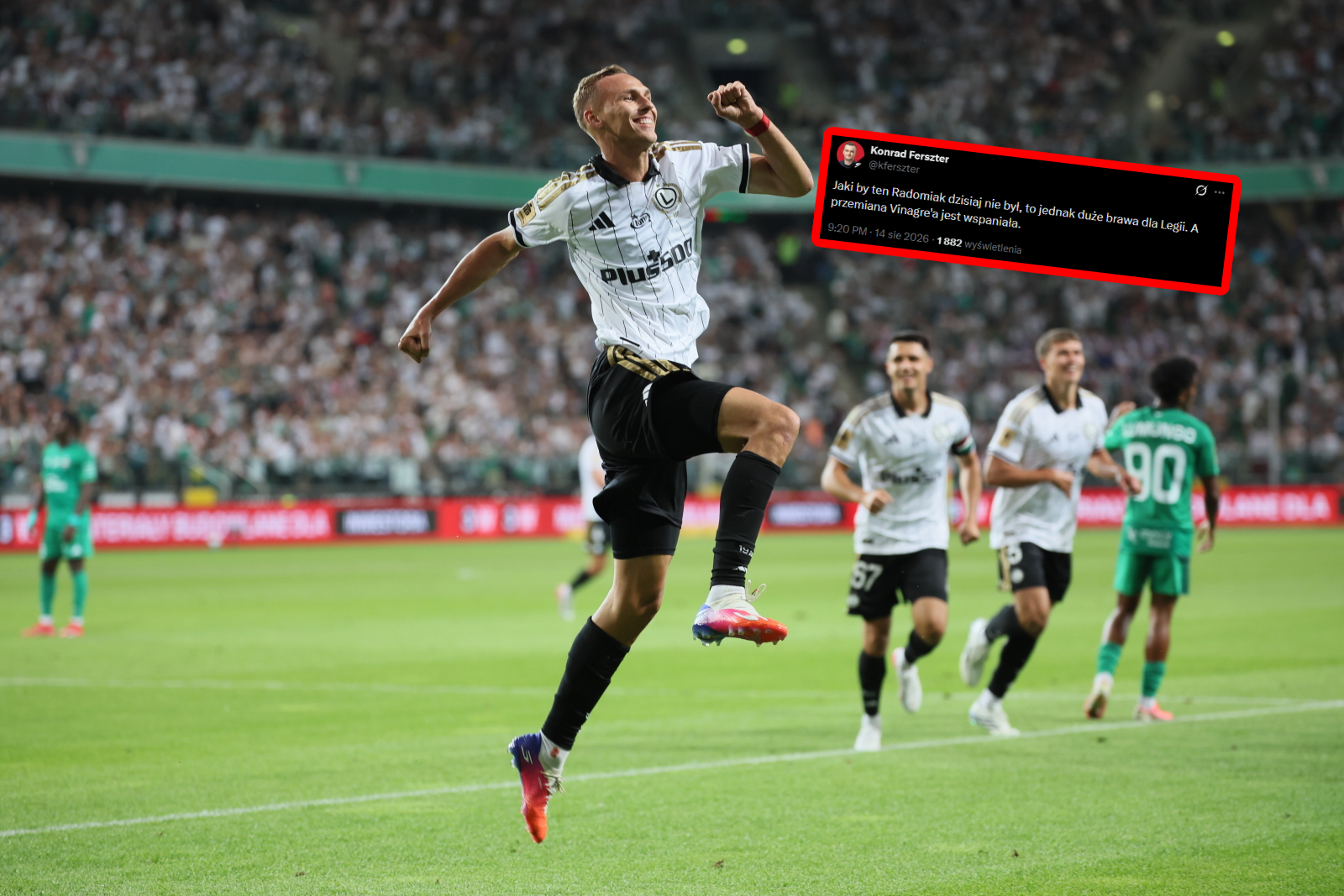 Mnóstwo komentarzy po tym, co zrobiła Legia