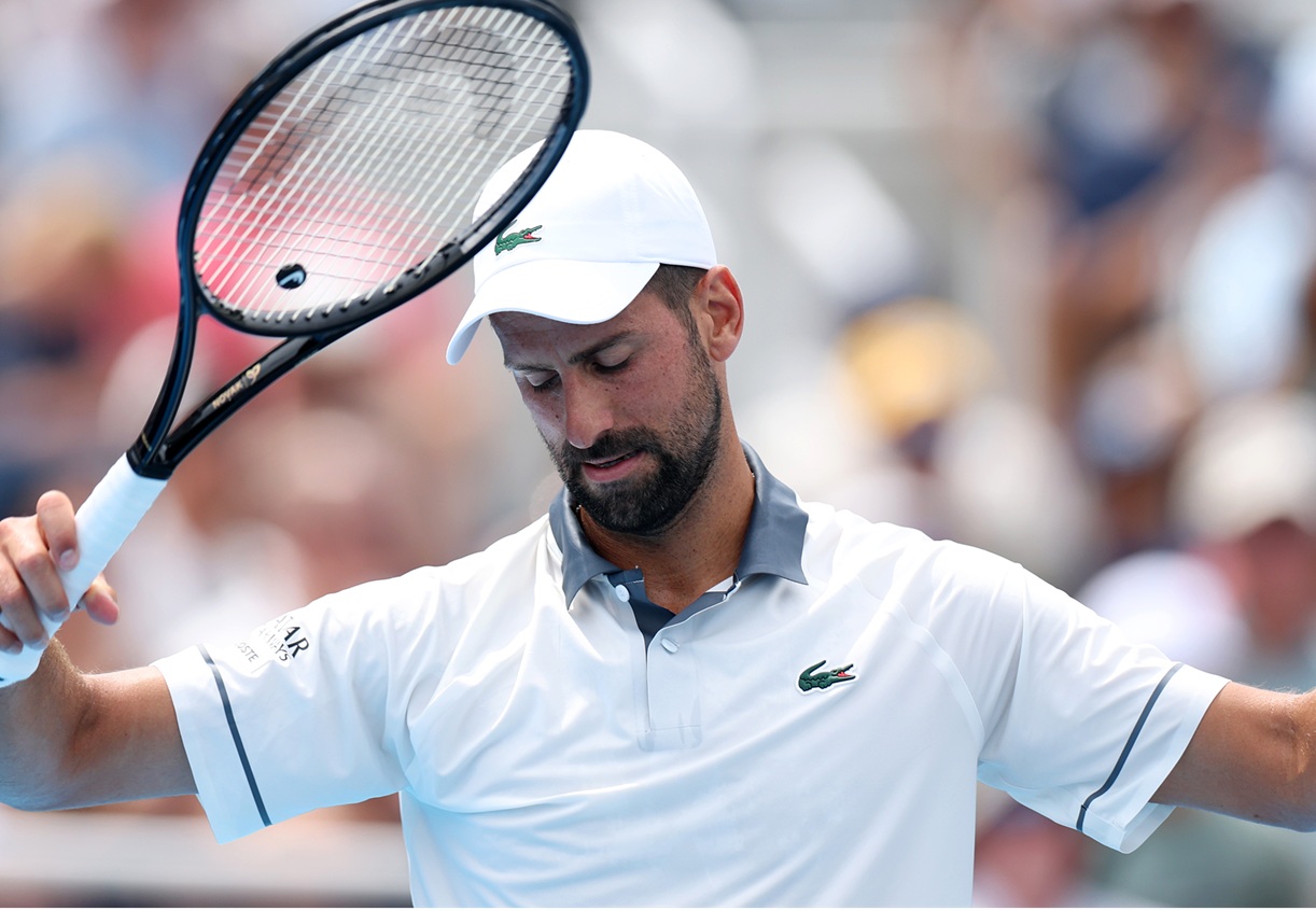 Djoković za burtą w Cincinnati. Walczył nie tylko z rywalem