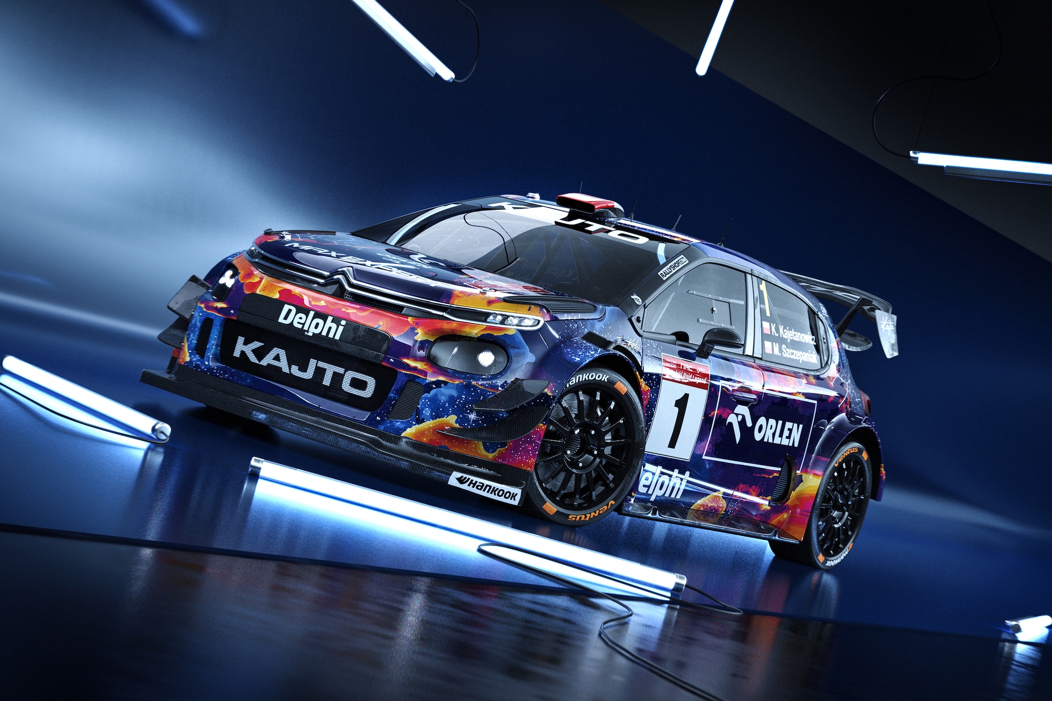 Wyjątkowy start Kajetanowicza. Kosmiczne barwy auta WRC