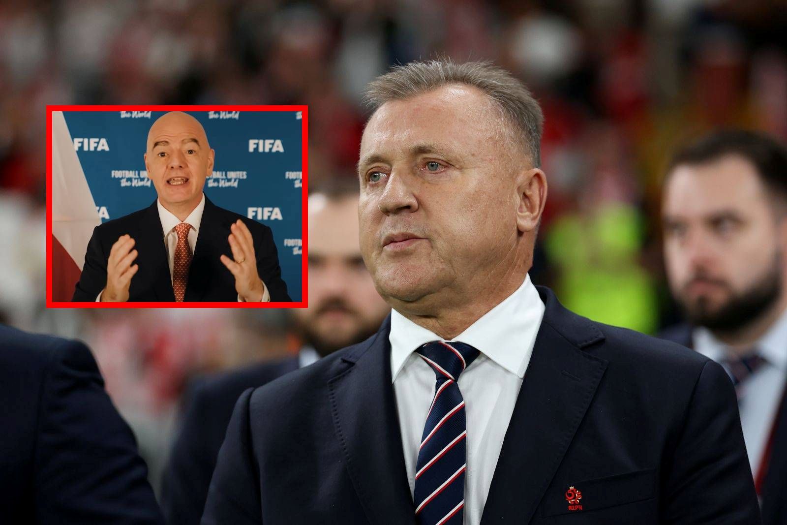 PZPN wrzucił do sieci film. Nagle przemówił w nim Infantino