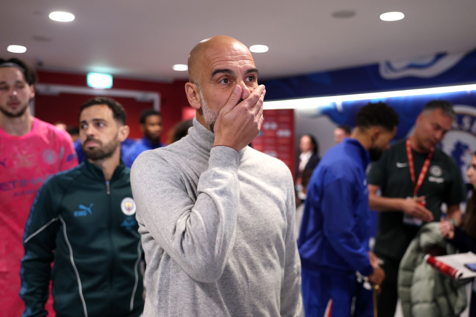 Sceny w szatni Manchesteru City. Guardiola nagle zaczął mówić o rozwodzie