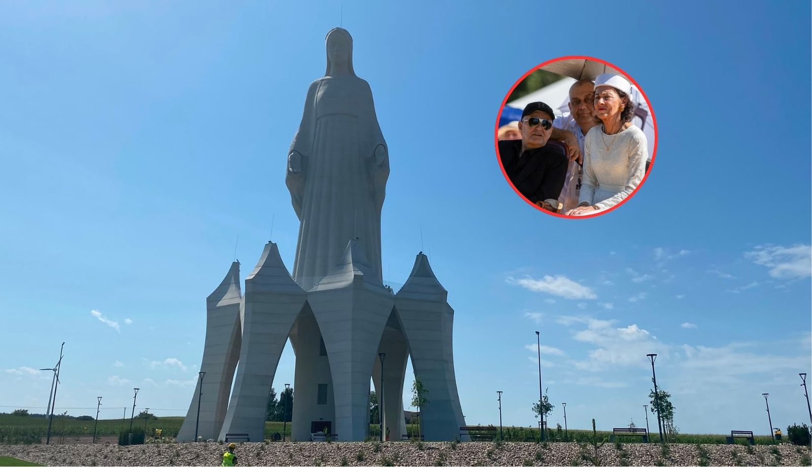 Wydał miliony na polski żużel. Teraz ufundował najwyższą figurę maryjną w Europie