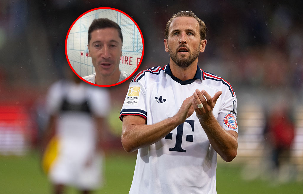 Hit. Lewandowski nagrał wiadomość do Kane'a