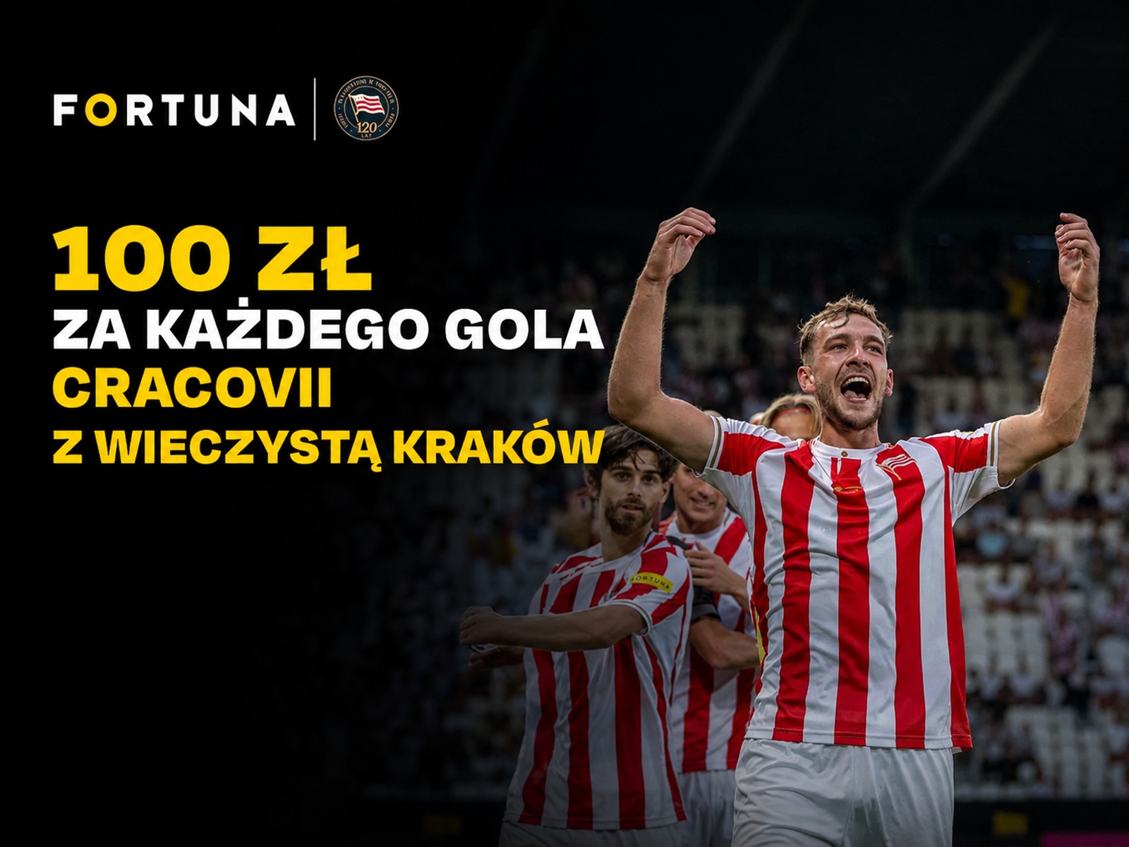 Cracovia - Wieczysta: Derby Krakowa z bonusem 100 zł za każdego gola Cracovii