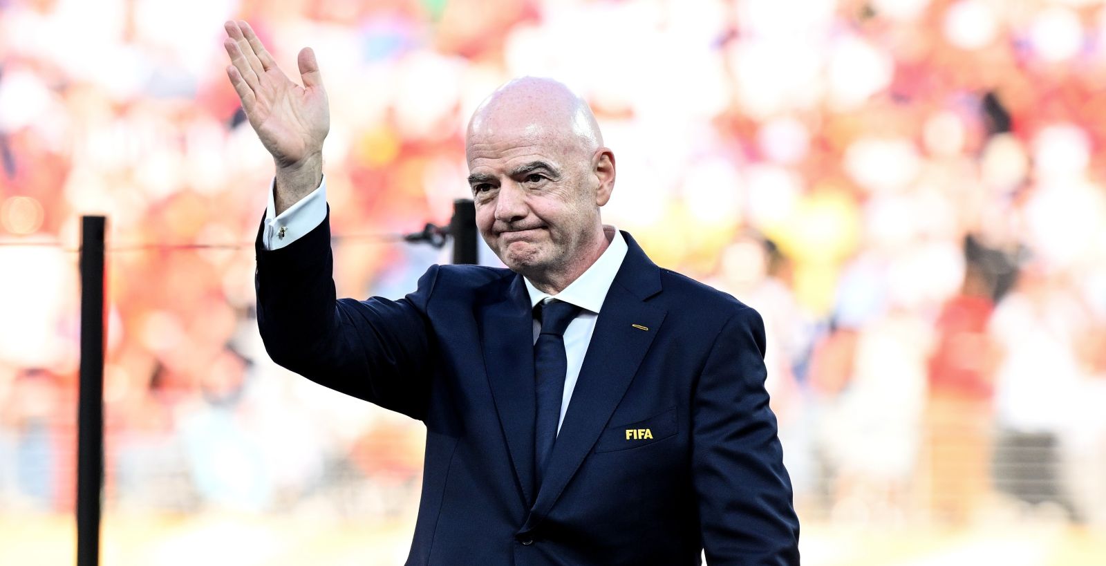 Szpilka w Infantino. Napisali, by nie przyjeżdżał