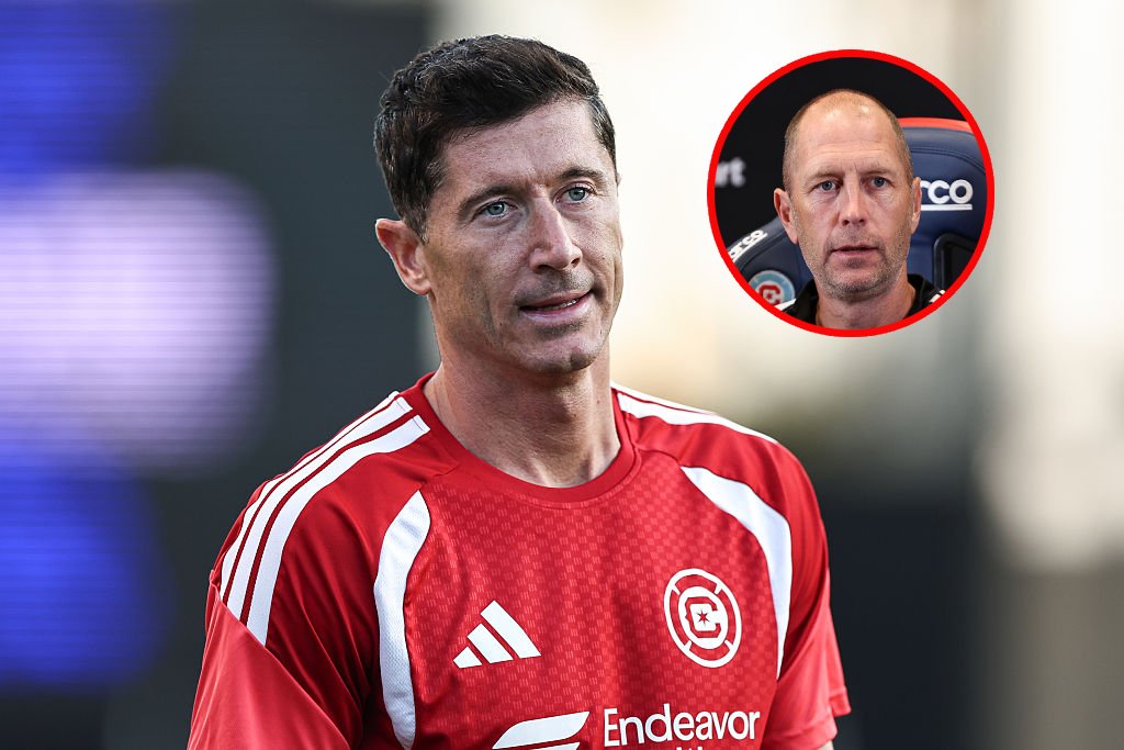 "Nie byłem zadowolony". Trener Chicago Fire tłumaczy słabą grę Lewandowskiego