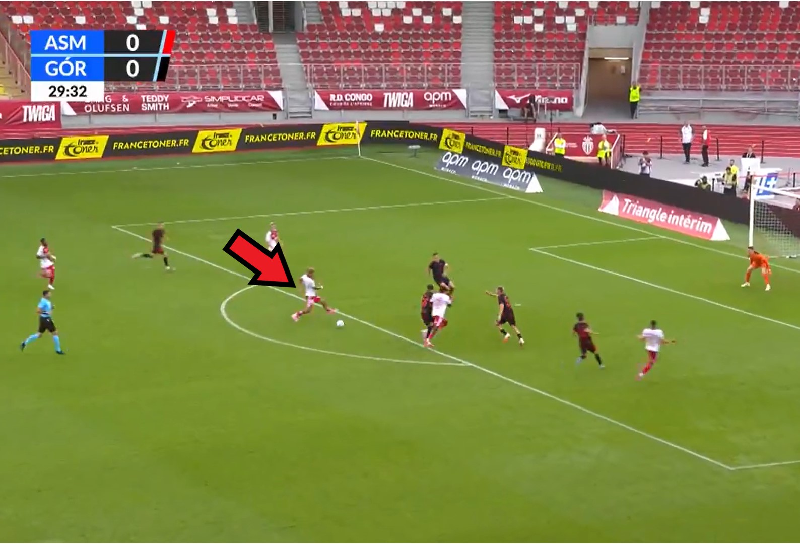 Górnik wytrzymał pół godziny. Tak Monaco objęło prowadzenie