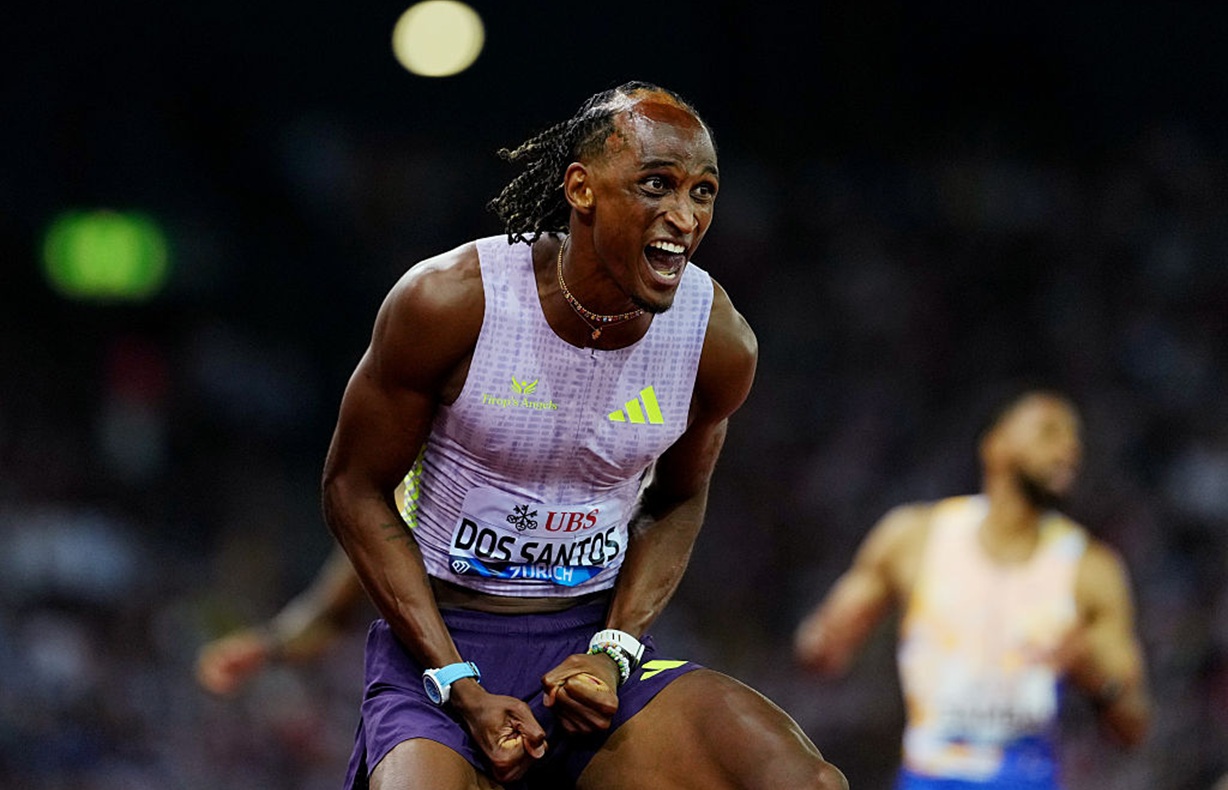 Alison dos Santos sets 400m hurdles world record with 45.80 seconds in Zurich