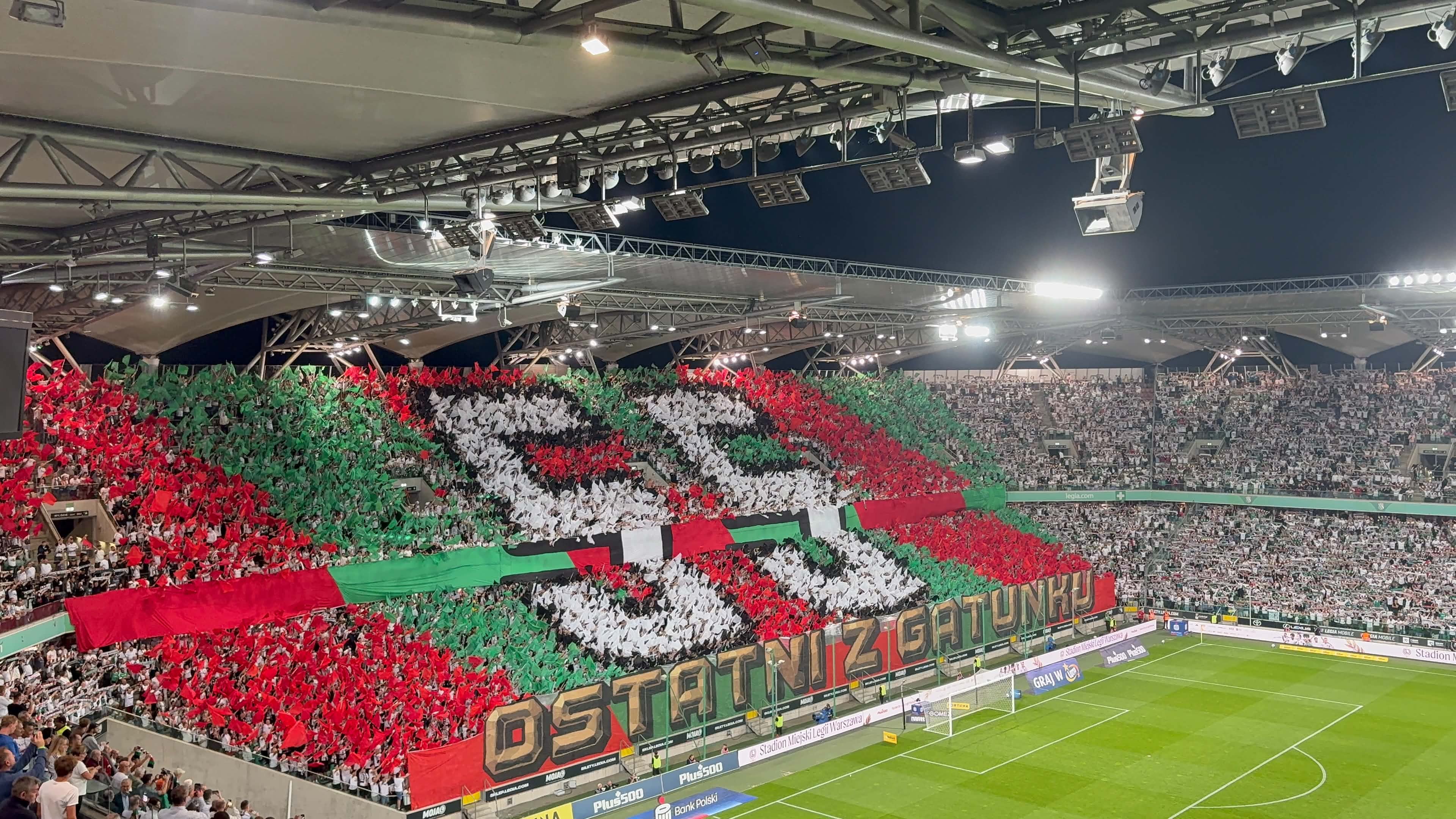 Kibice Legii pożegnali legendę. Oprawa robiła wrażenie