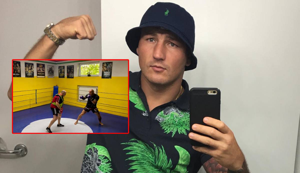 Czekał na to 12 lat. Szpilka znowu trenuje ze "sportowym ojcem"