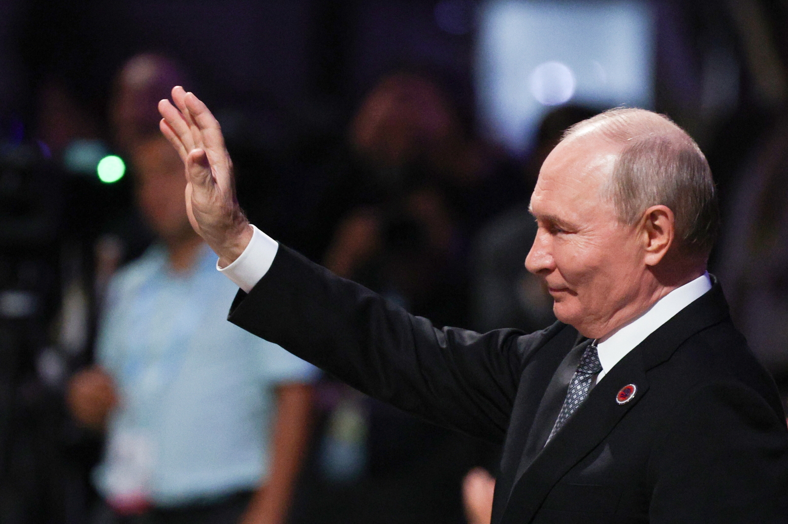 Putin pojawił się na stadionie. Okazją nietypowe igrzyska