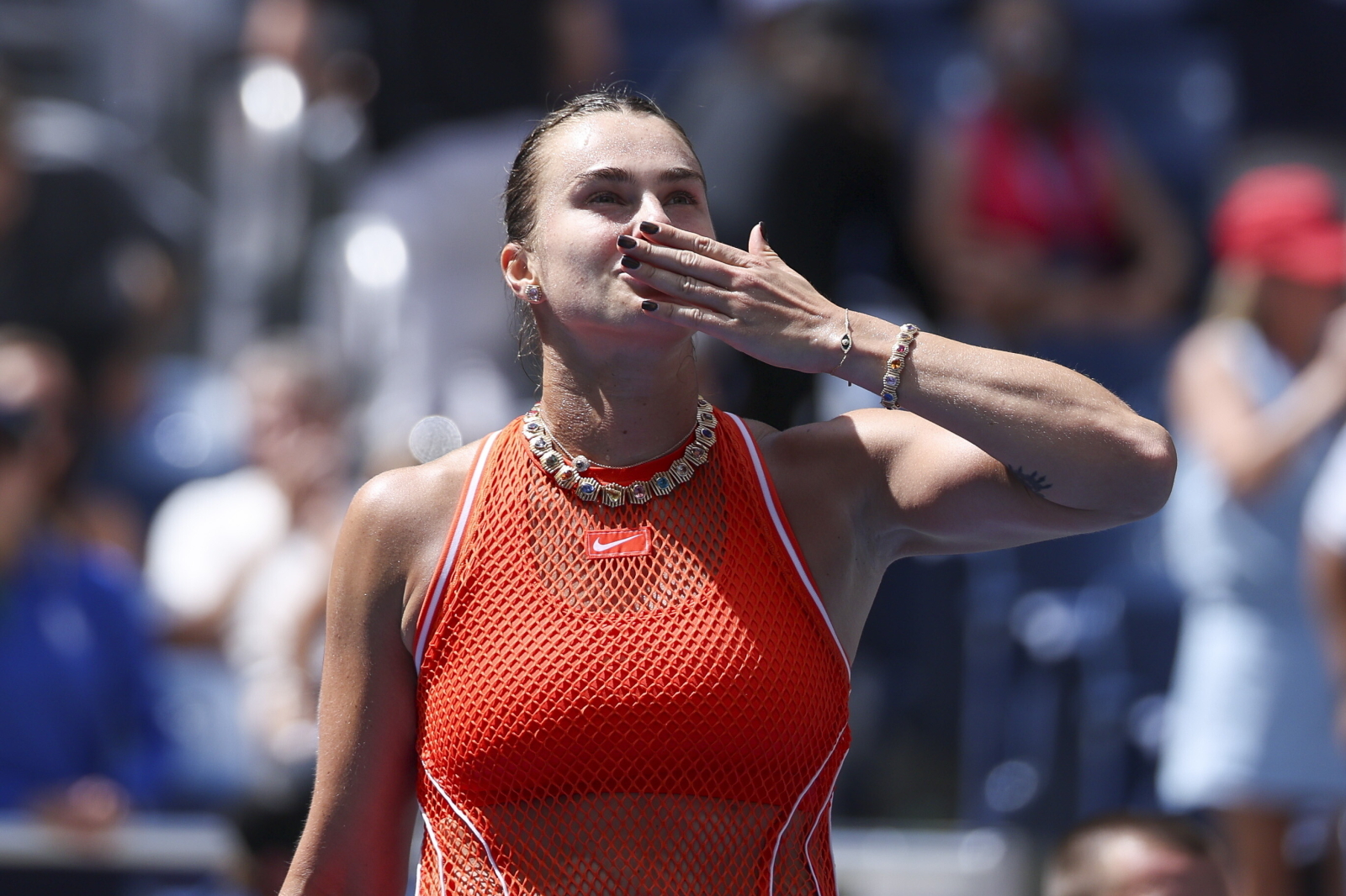 Sabalenka grała w złotej biżuterii. Jest warta fortunę