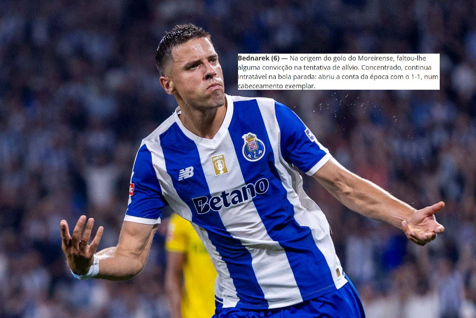 Pierwszy gol Bednarka. W Portugalii tak ocenili Polaka