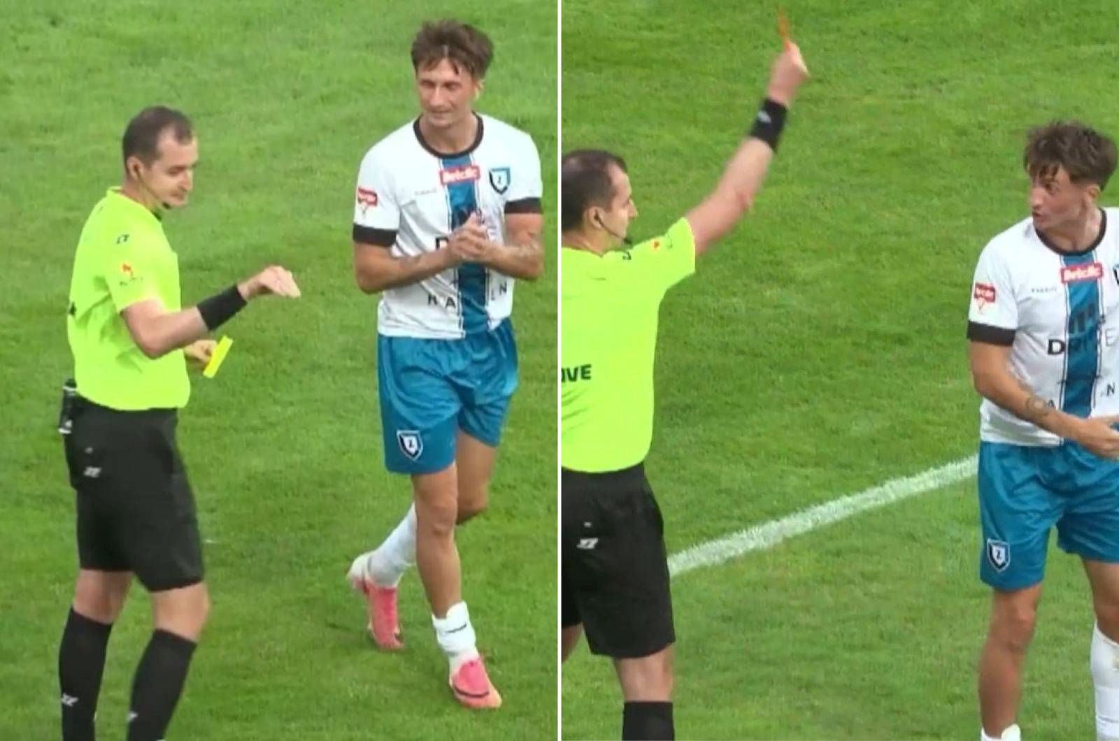Kuriozum. Dostał dwie żółte kartki w... kilka sekund