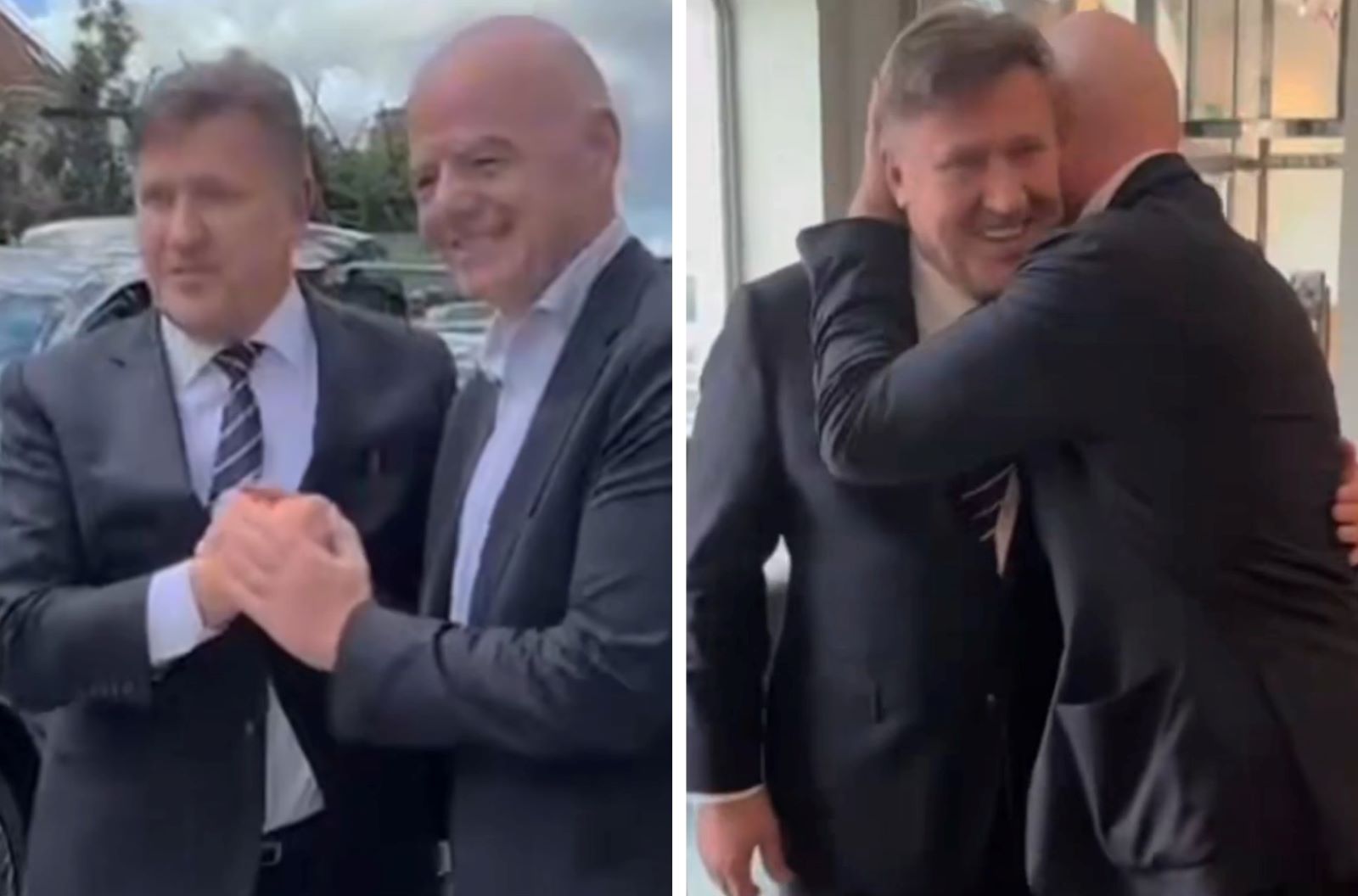 Infantino przyleciał do Polski. Jest film ze spotkania z Kuleszą