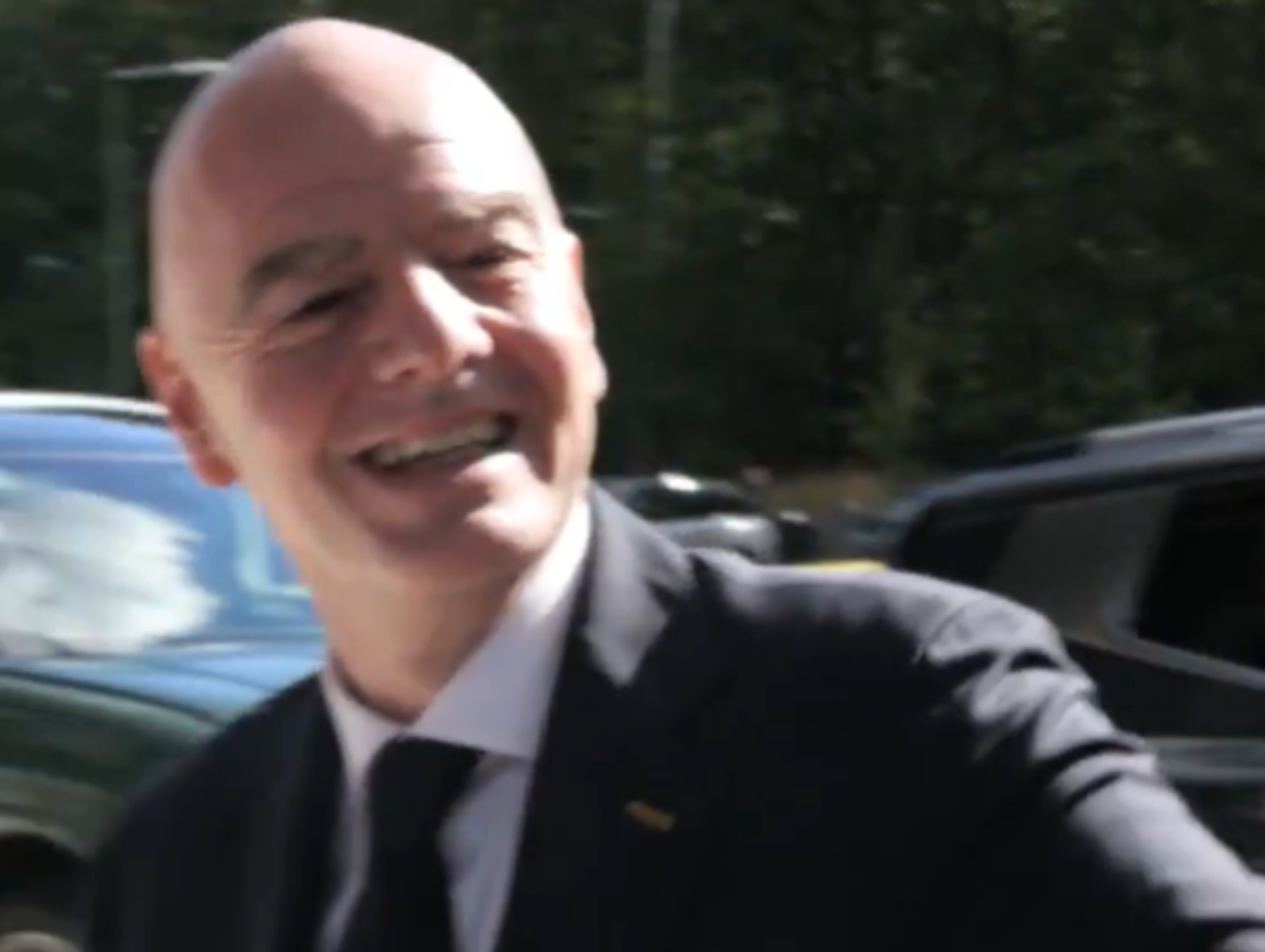 Infantino zaczął mówić o Polsce. Po jednym pytaniu odszedł od dziennikarzy