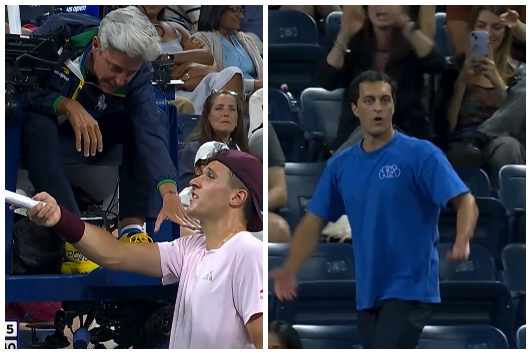 Cały stadion zaczął krzyczeć: "wyrzućcie ich". Sceny na US Open