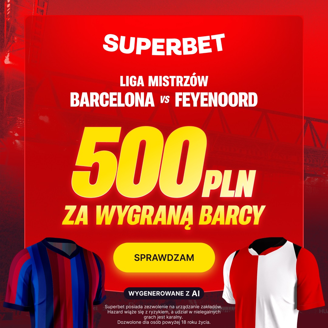 Szalona oferta! Kurs 250.00 na wygraną Barcelony w Lidze Mistrzów
