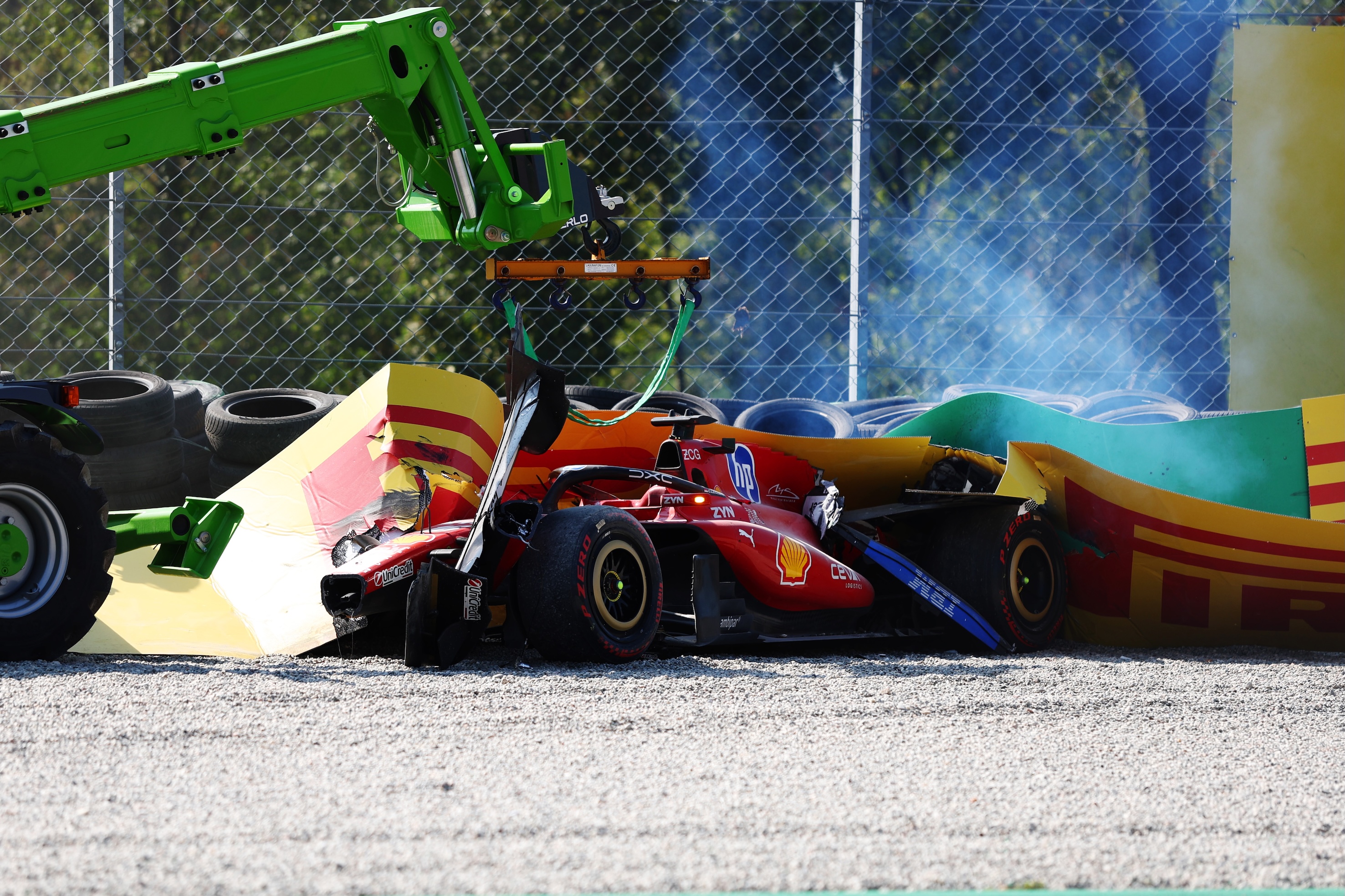 Nowe informacje po wypadku kierowcy Ferrari. Jedna dobra wiadomość