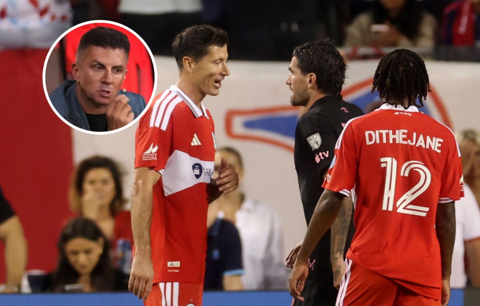 Zobaczył ich spięcie. Tak "widzi" walkę Lewandowski - De Paul w MMA
