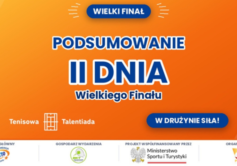 Wielki Finał Tenisowej Talentiady minął półmetek