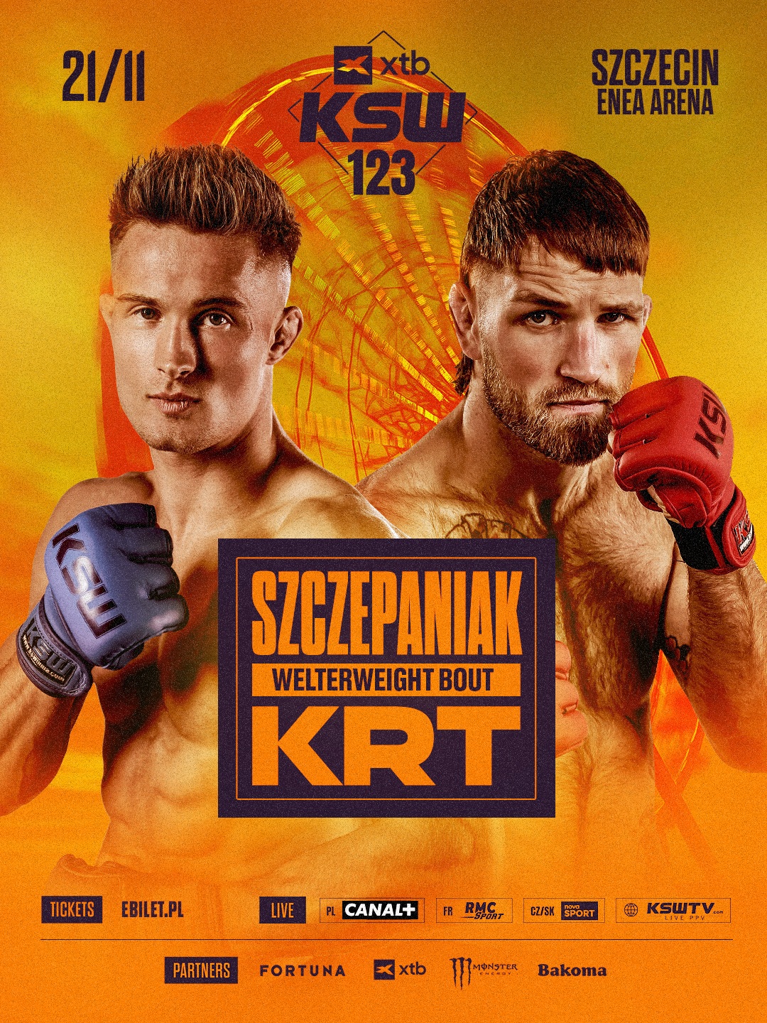 Polsko-czeski pojedynek dodany do karty walk gali XTB KSW 123