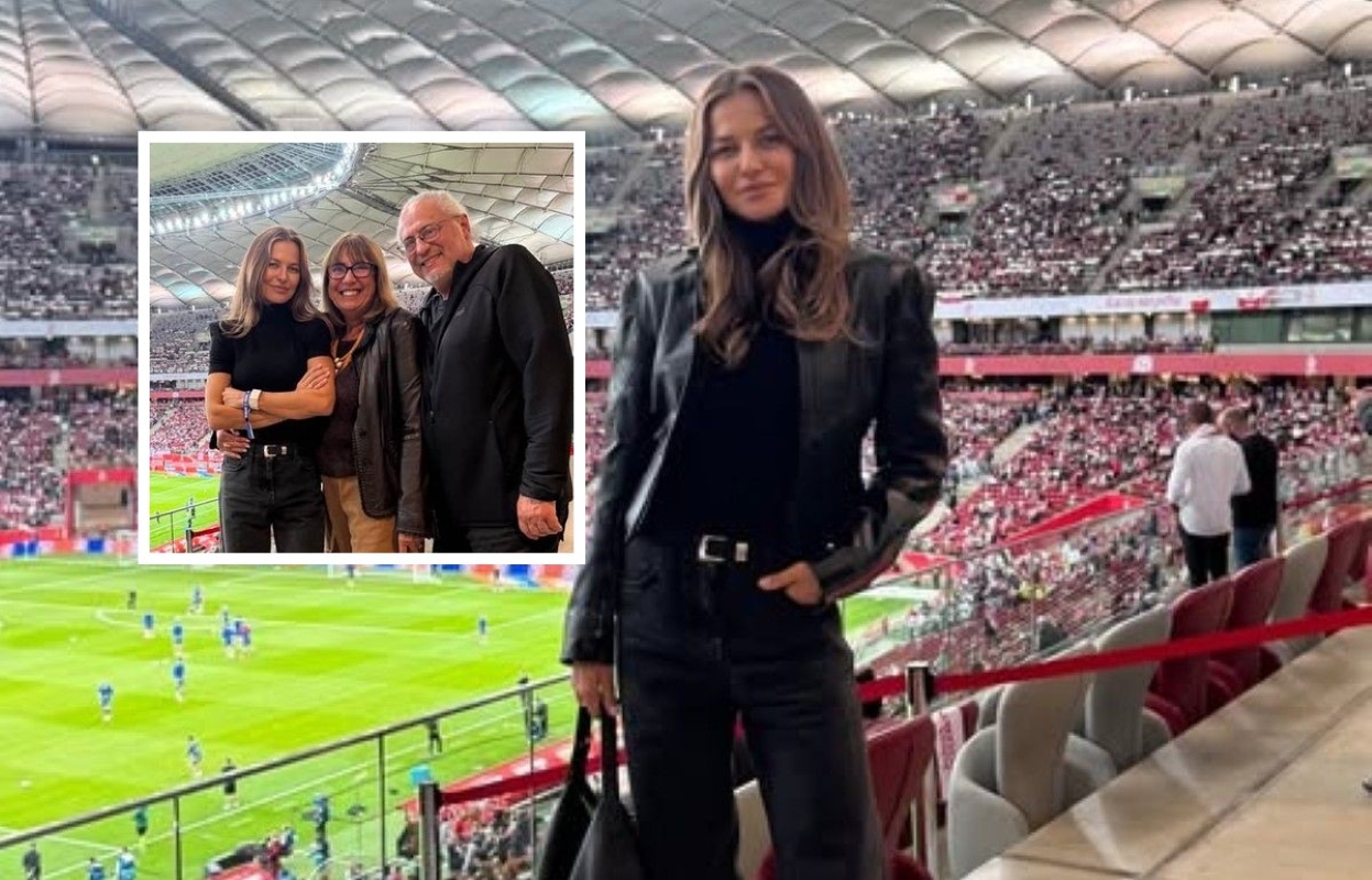 Nie była sama. Oto, z kim Anna Lewandowska przyszła na mecz