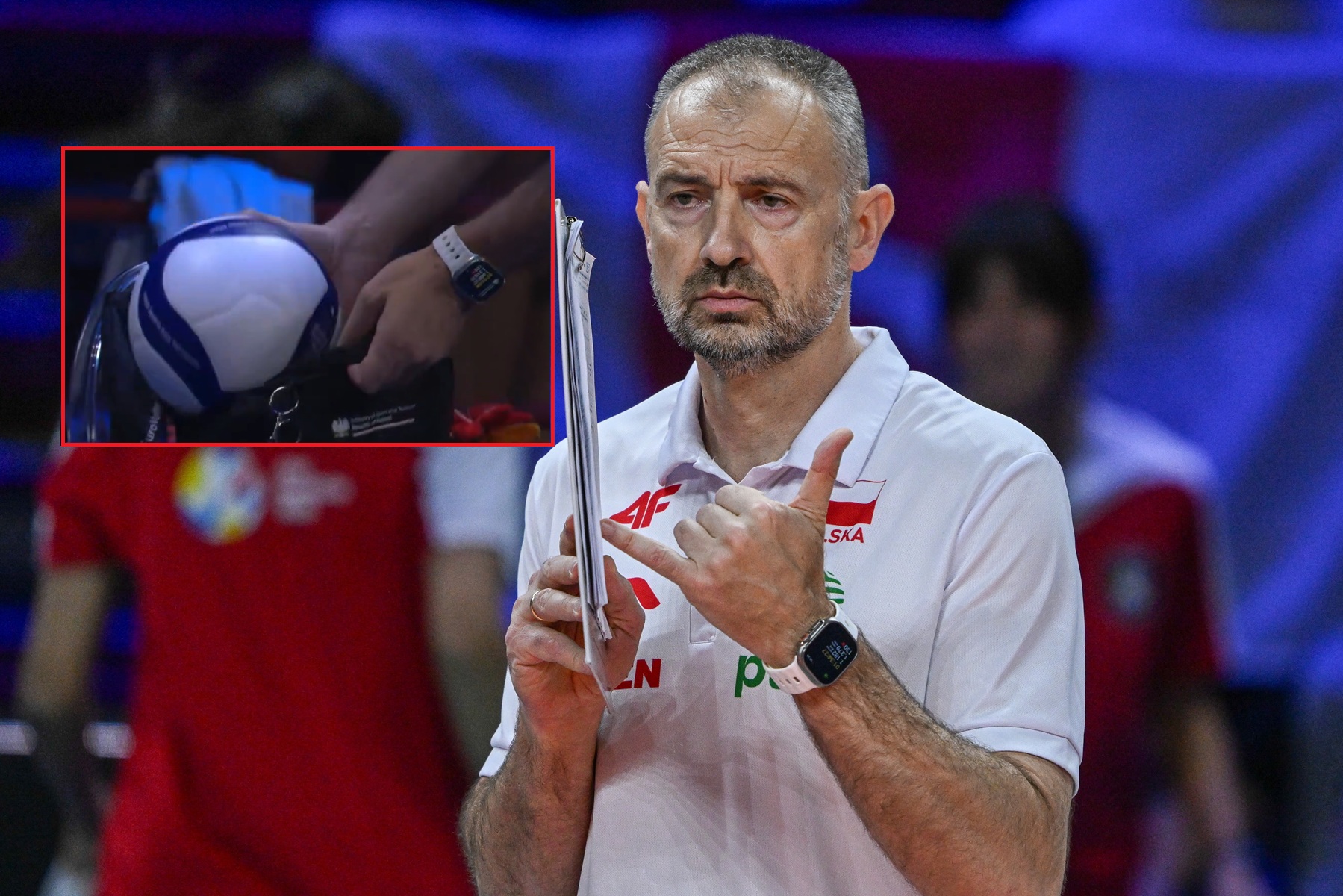 Nagrało się, co zrobił Grbić po finale. Tak się wytłumaczył