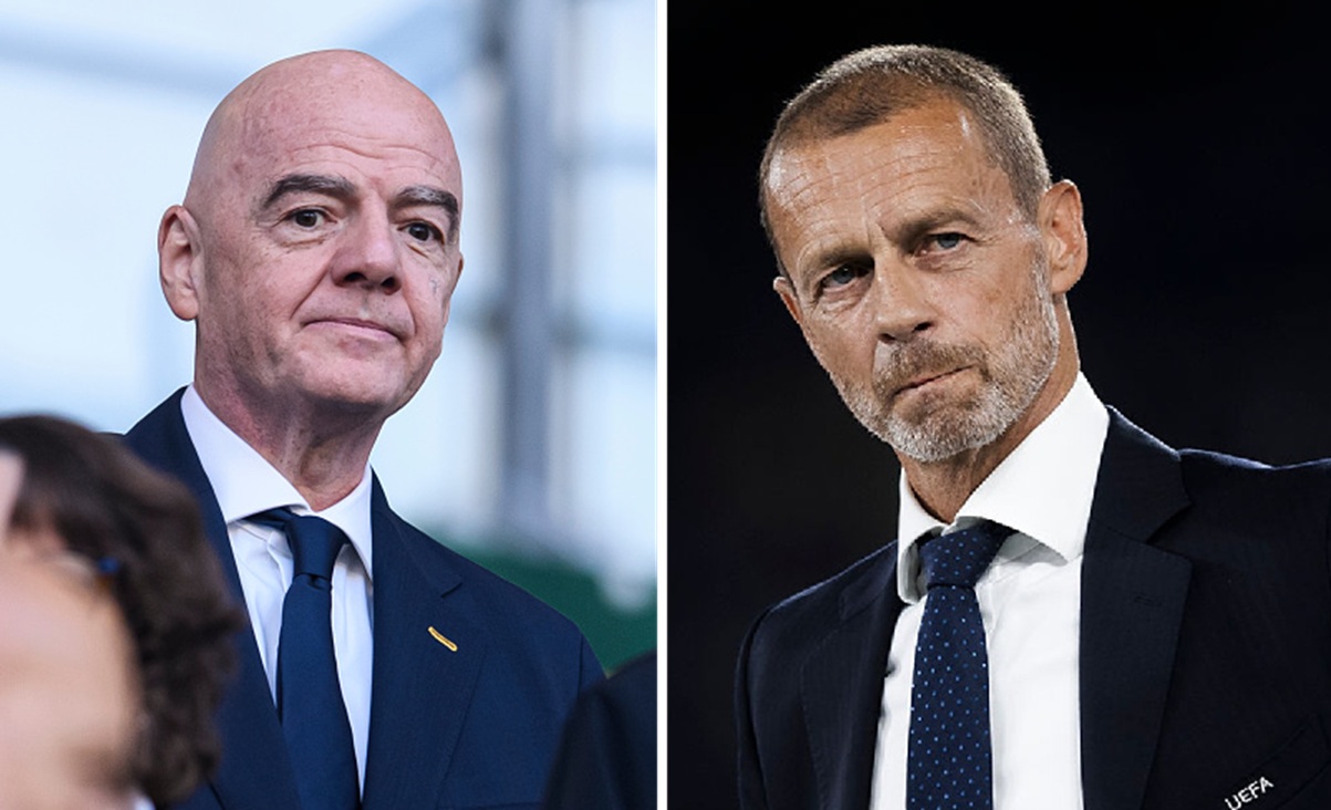 Ale się uruchomił. Ceferin uderzył w Infantino