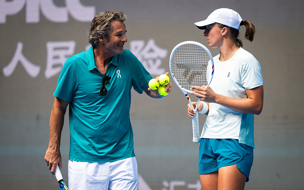 "Pierwsza powiedziała". Roig ujawnił słowa Świątek
