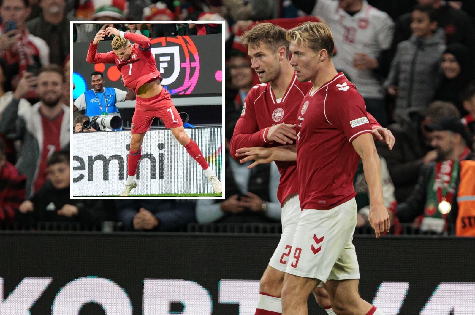 W meczu z Portugalią oddał hołd Ronaldo. A później ten gest w stronę trenera