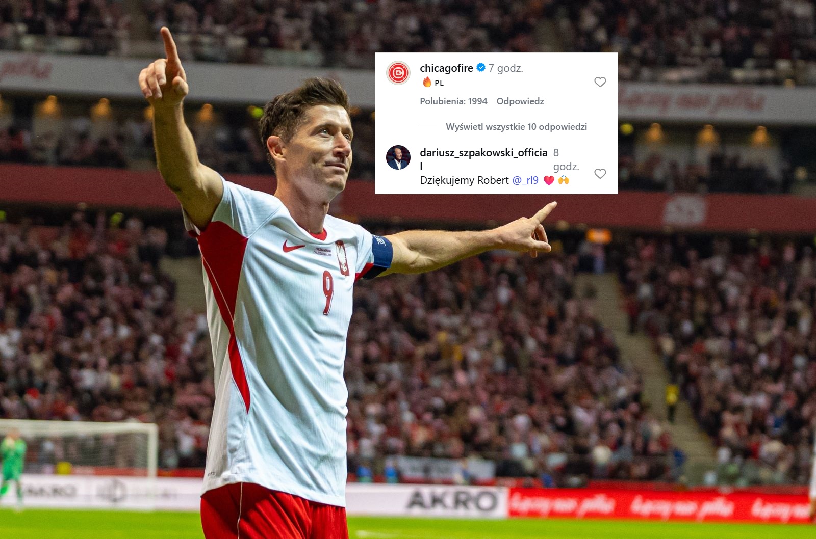 Było tuż przed północą. Lewandowski opublikował to w sieci. Lawina reakcji