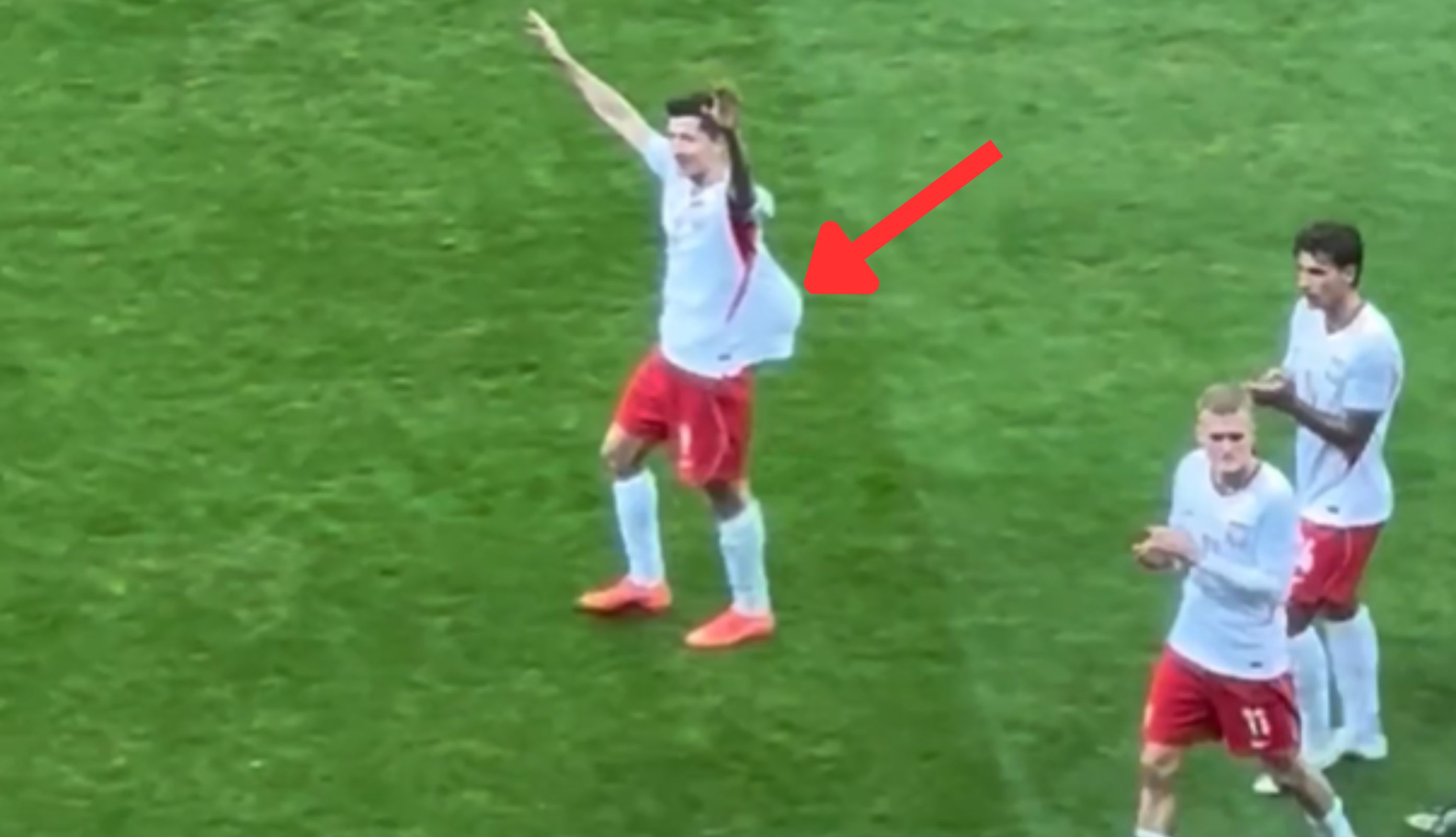 Wszystko się nagrało. Lewandowski o tym pamiętał