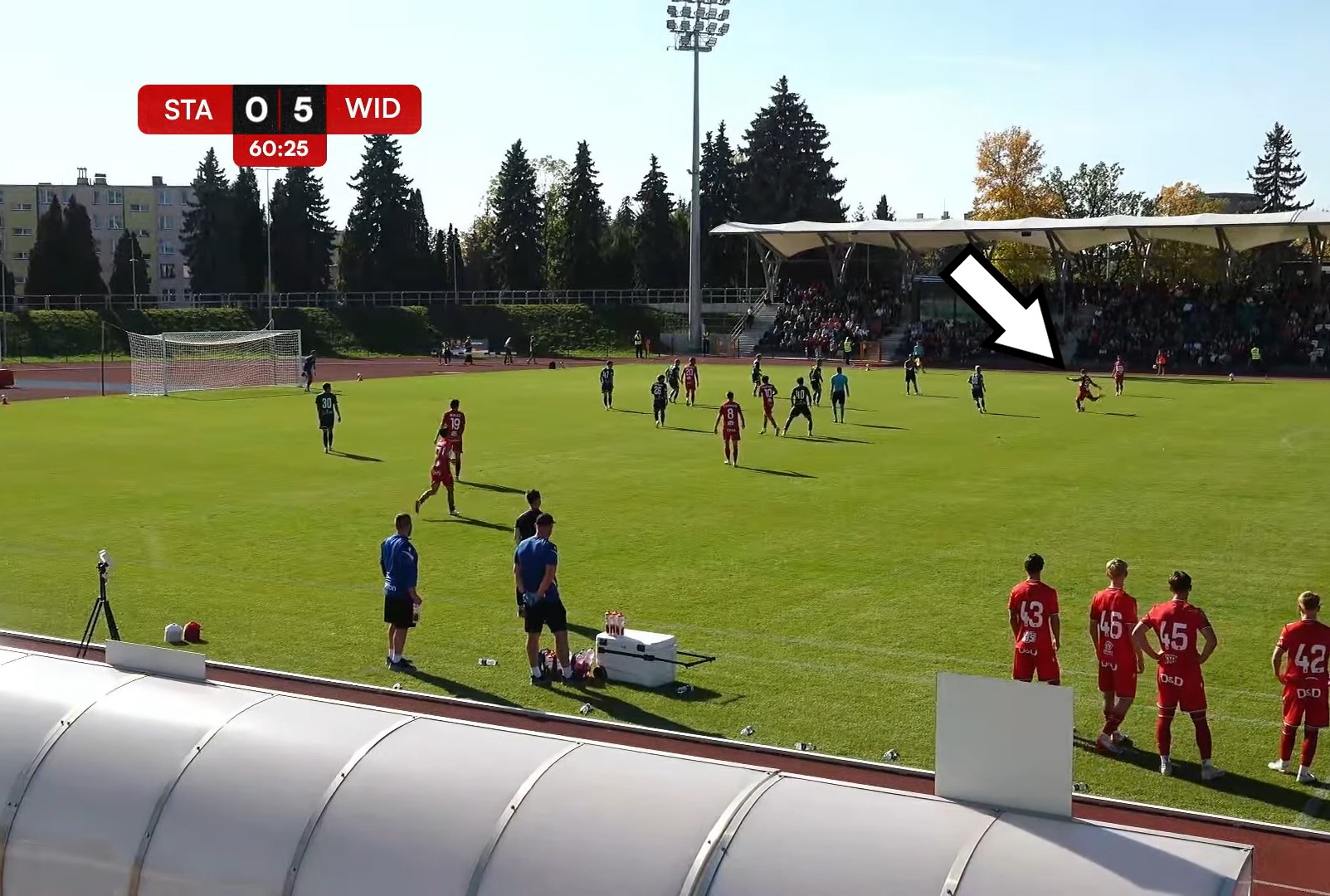 Trener złapał się za głowę. Co za gol piłkarza Widzewa