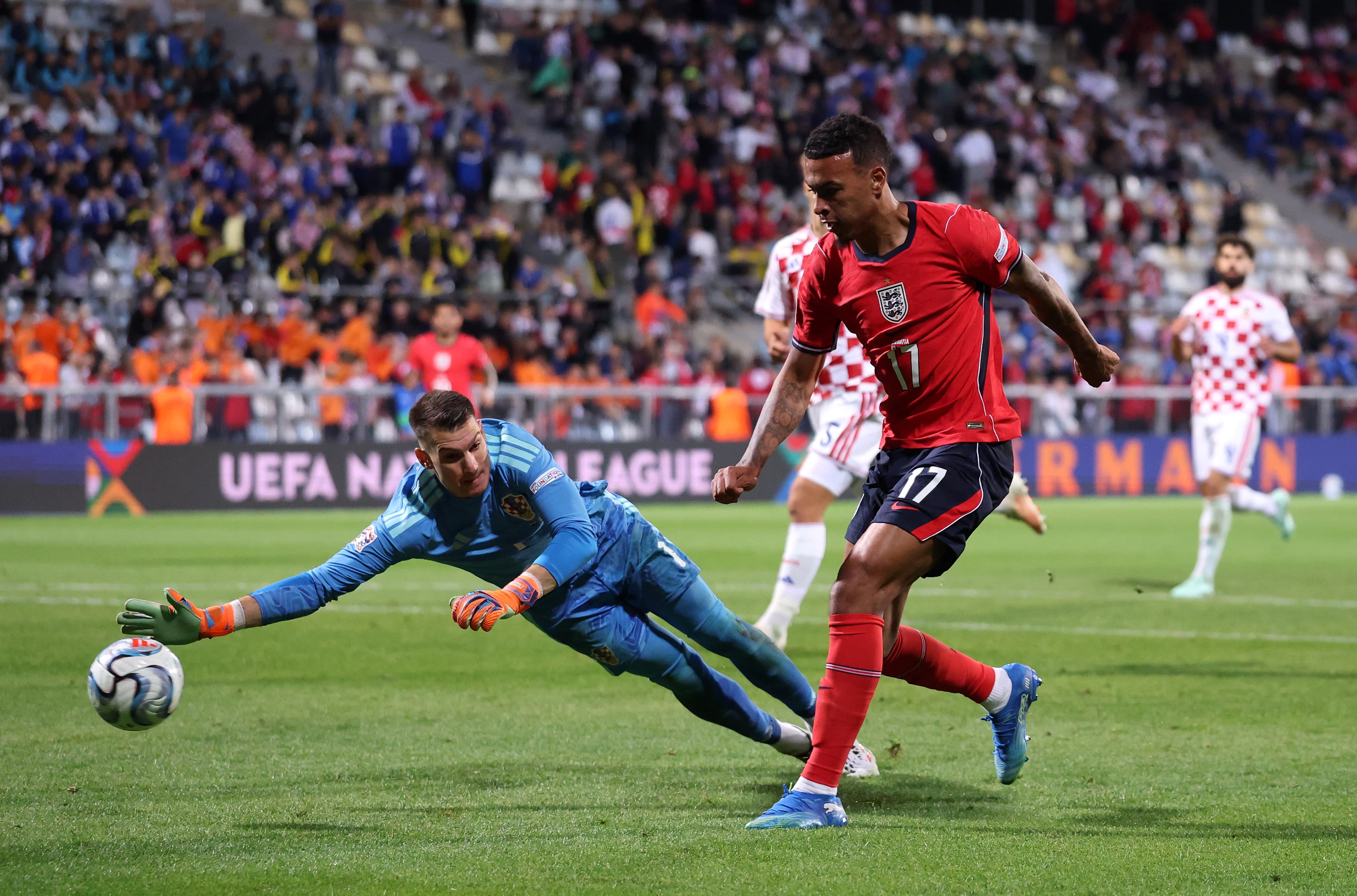 Record defeat for Croatia: Livaković lets in seven goals against England